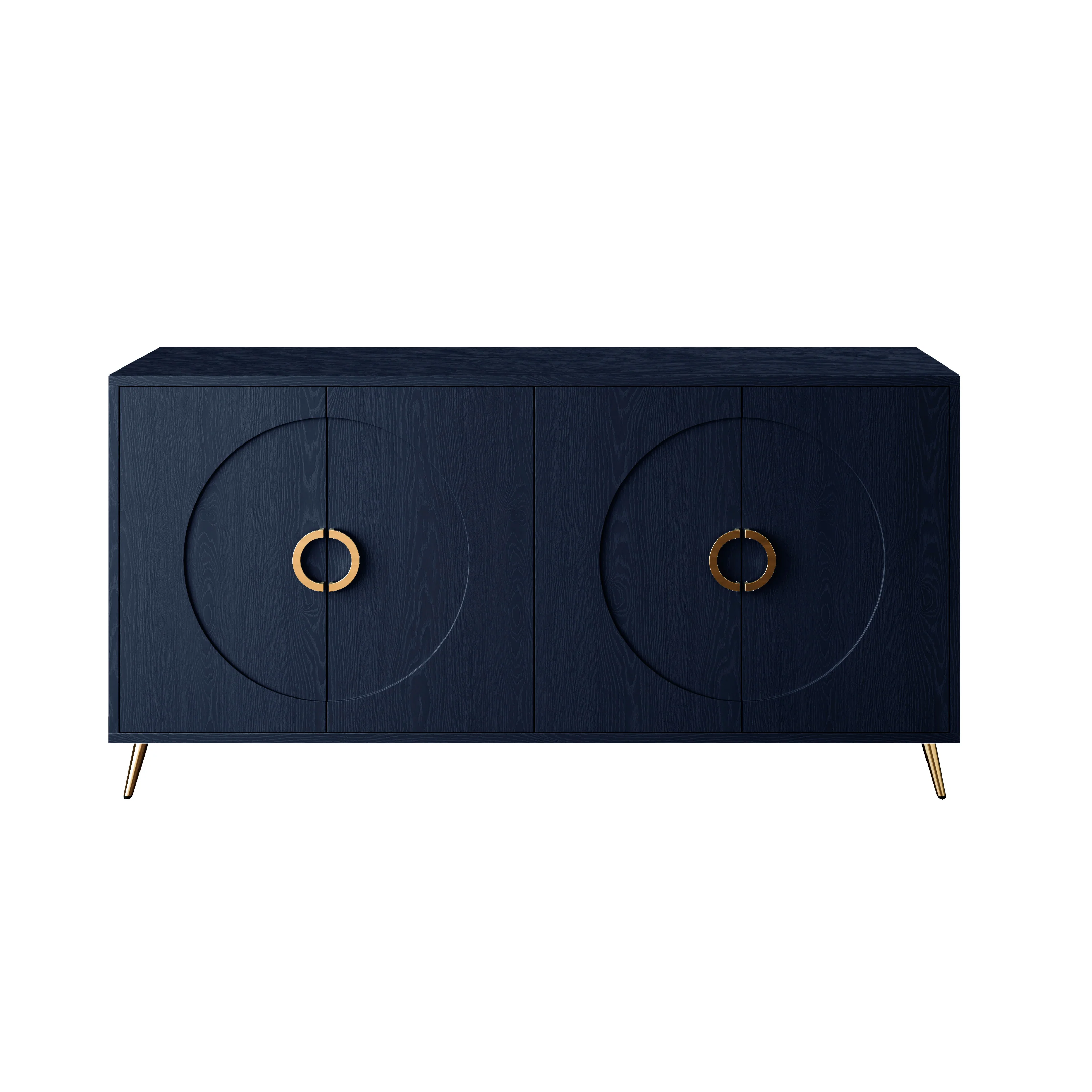 Modern Lacquered 4 Door Wooden Cabinet - Image 21