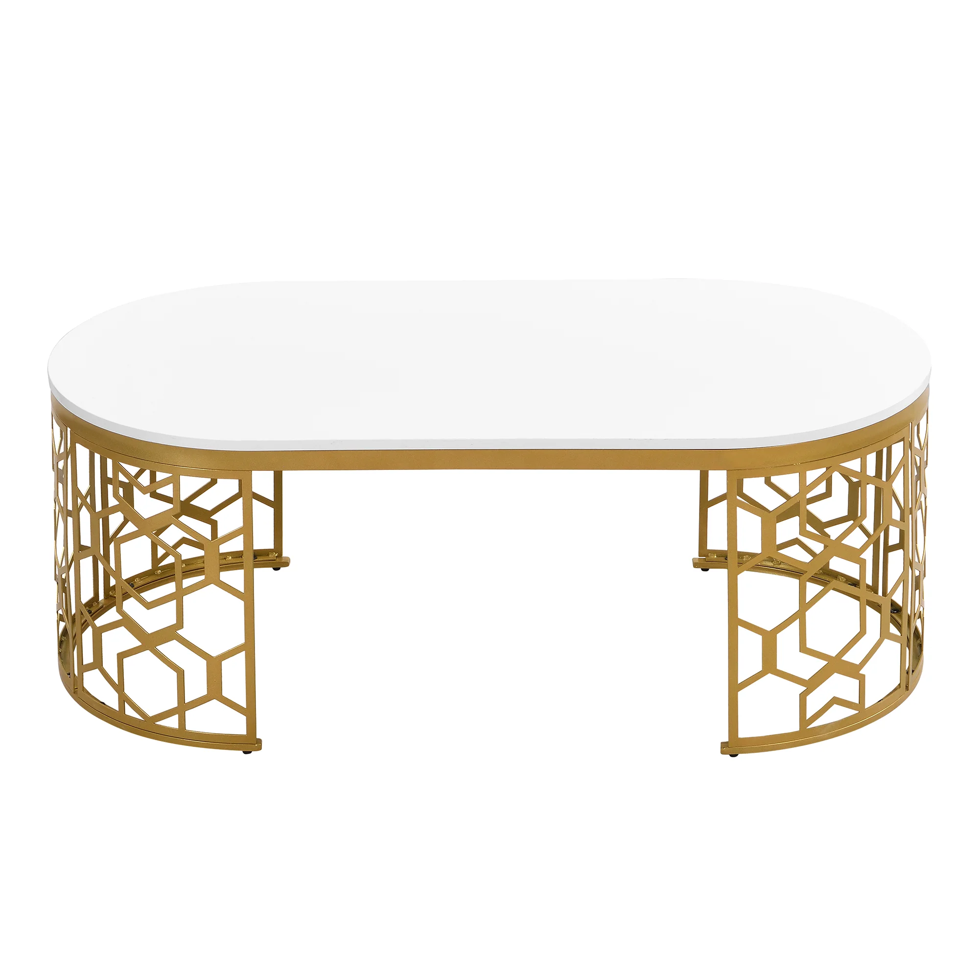 Modern Oval Coffee Table - Image 12
