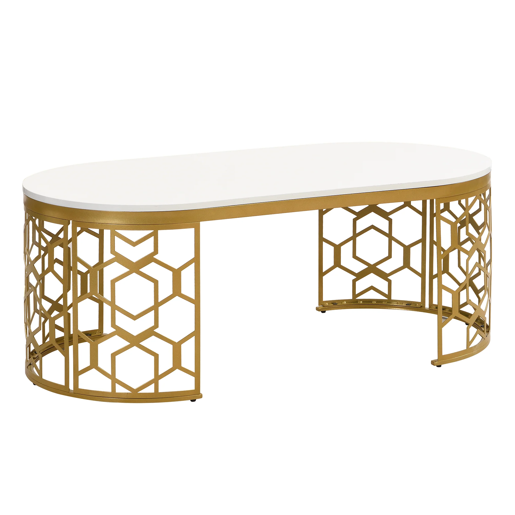 Modern Oval Coffee Table - Image 13