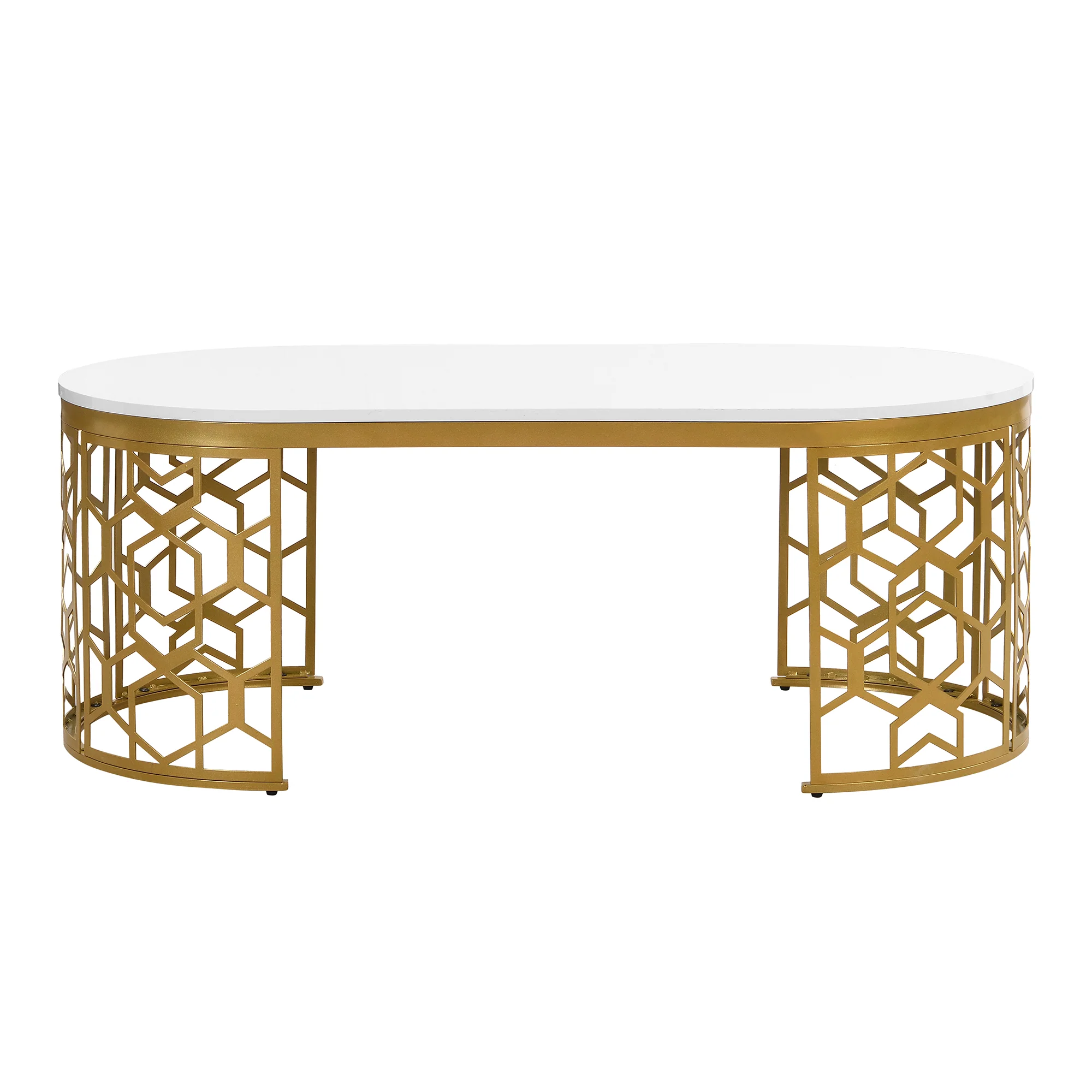 Modern Oval Coffee Table - Image 14