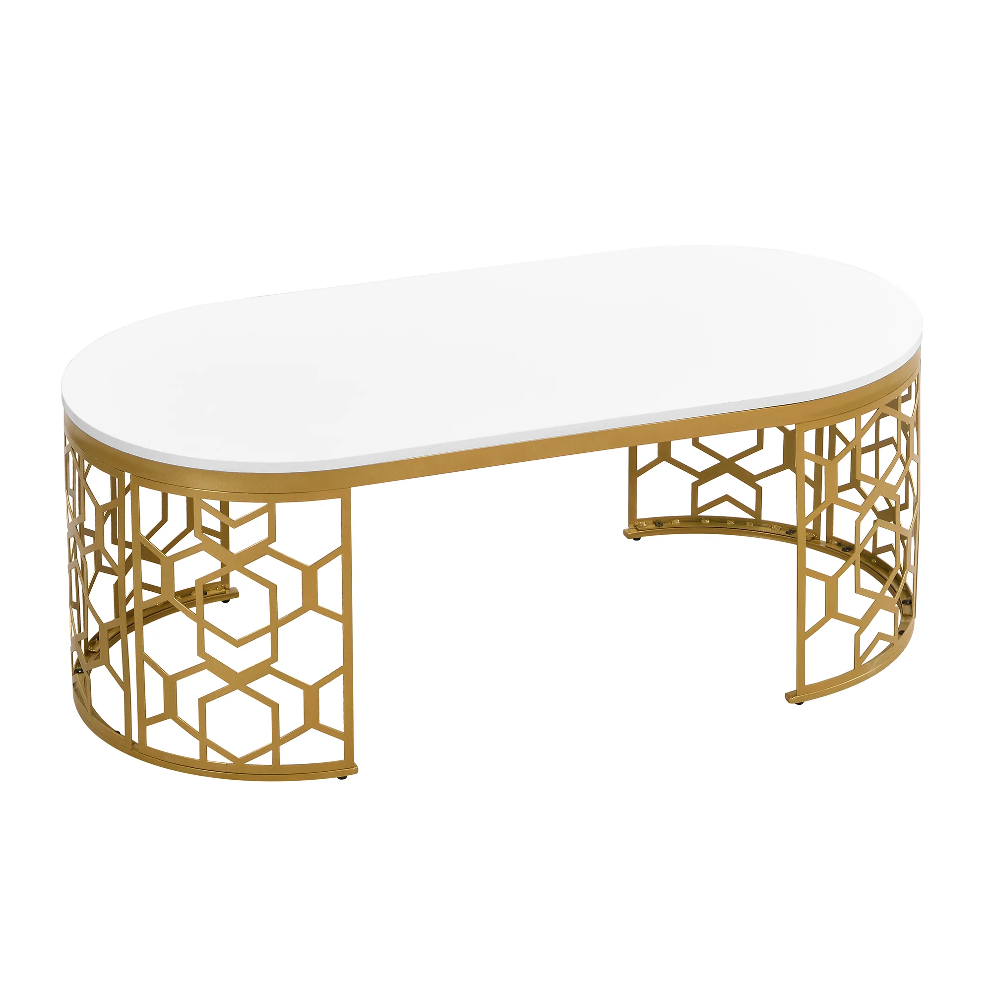Modern Oval Coffee Table - Image 15