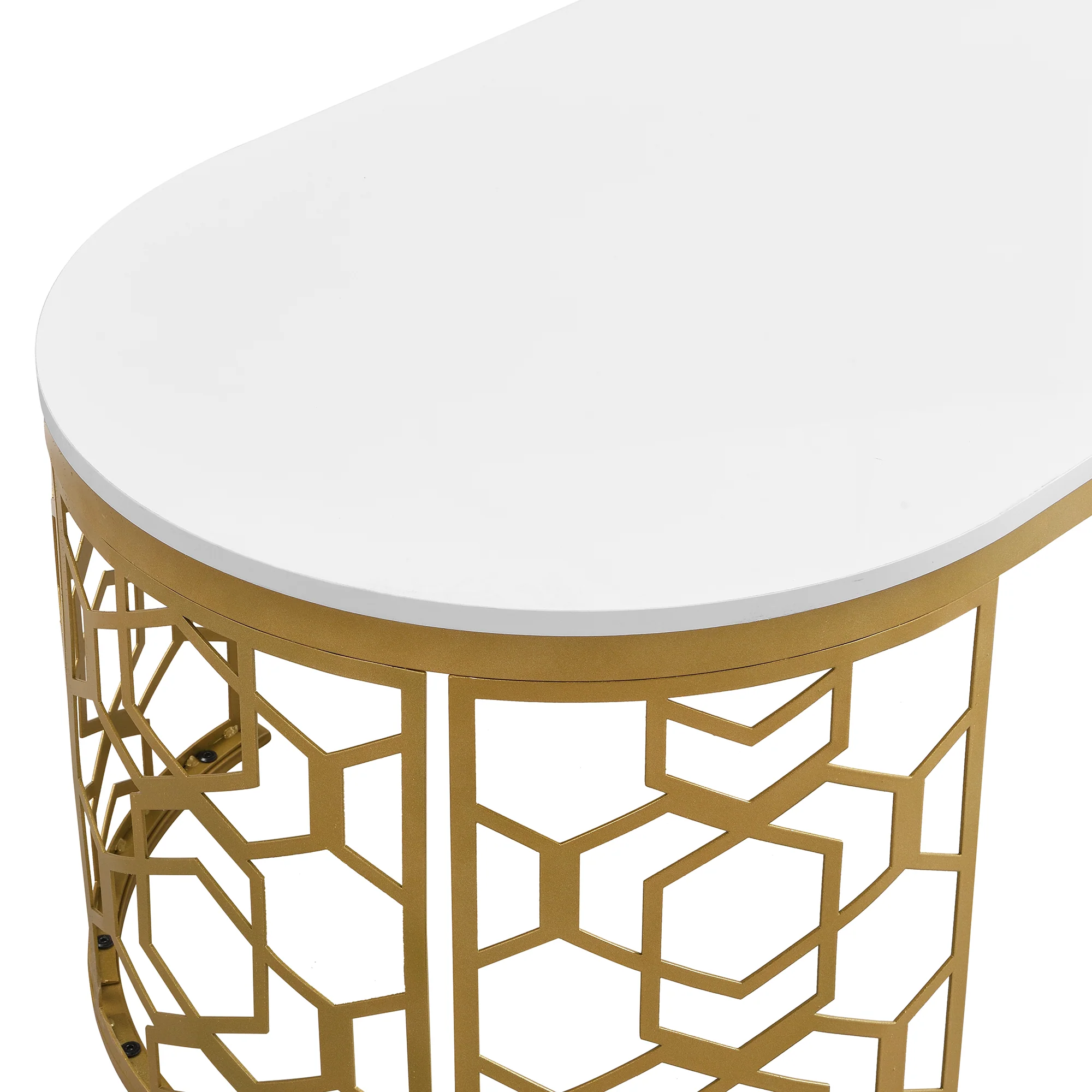 Modern Oval Coffee Table - Image 8