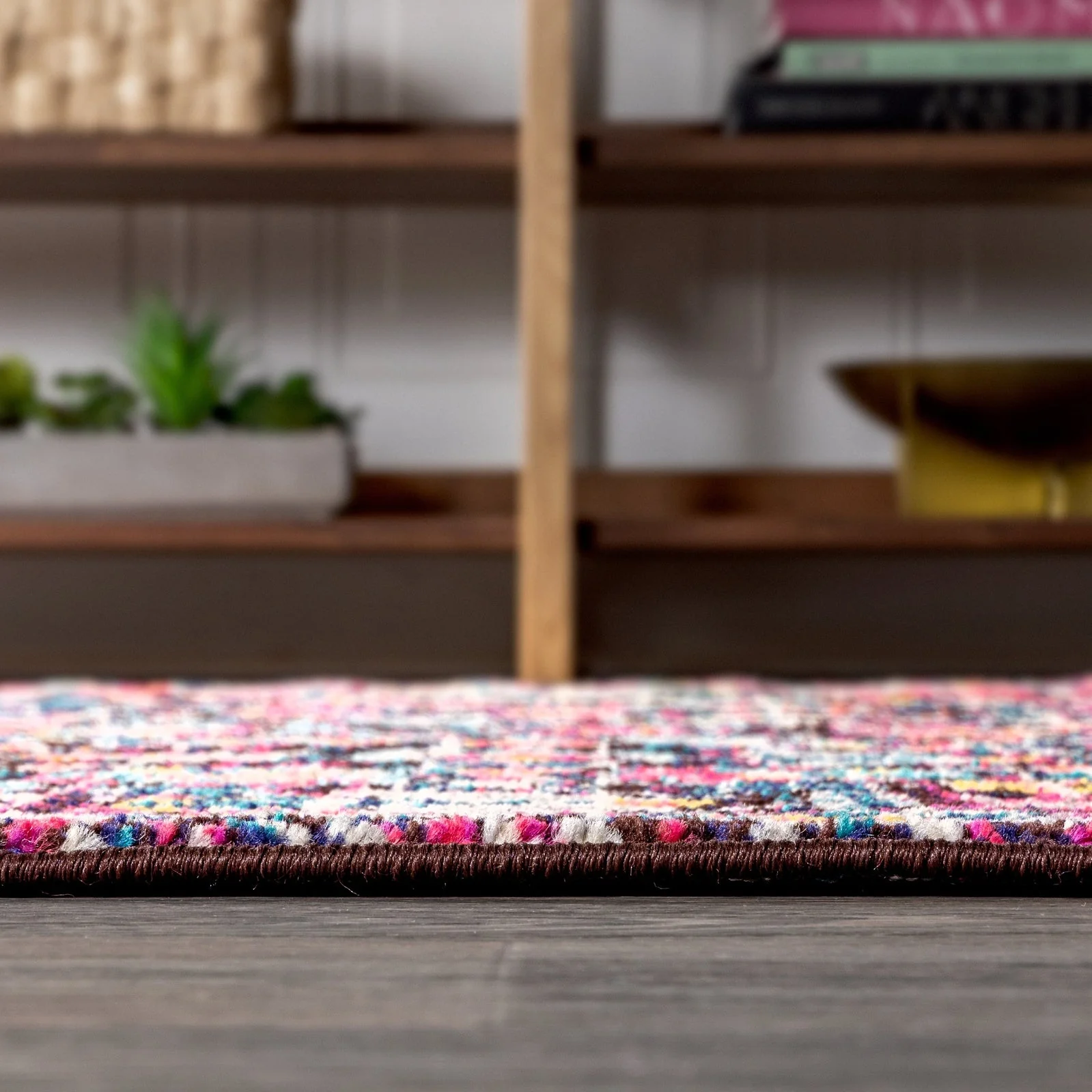Modern Persian Boho Floral Area Rug - Image 6