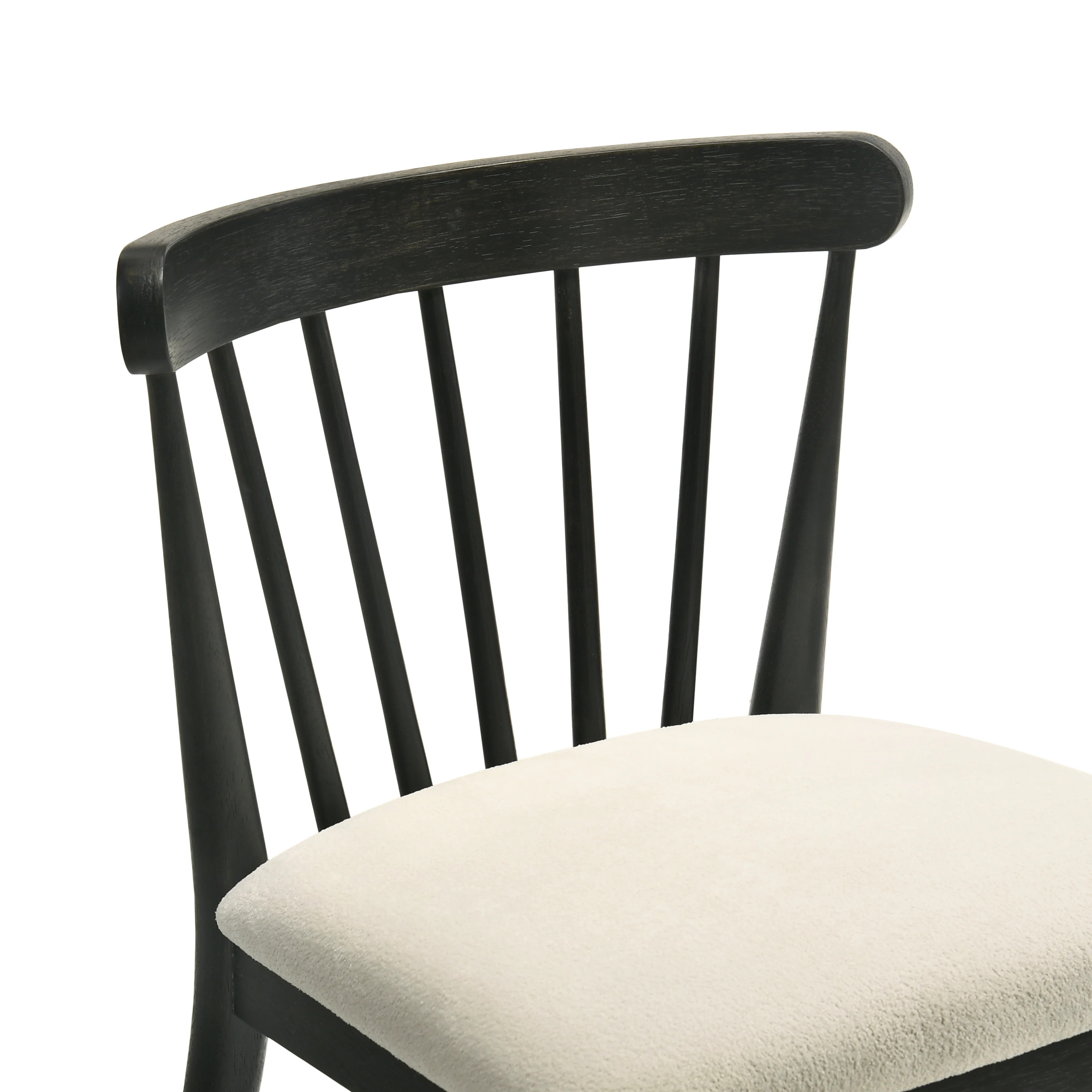 Modern Spindle Back Dining Chairs, Set of 2 - Image 4