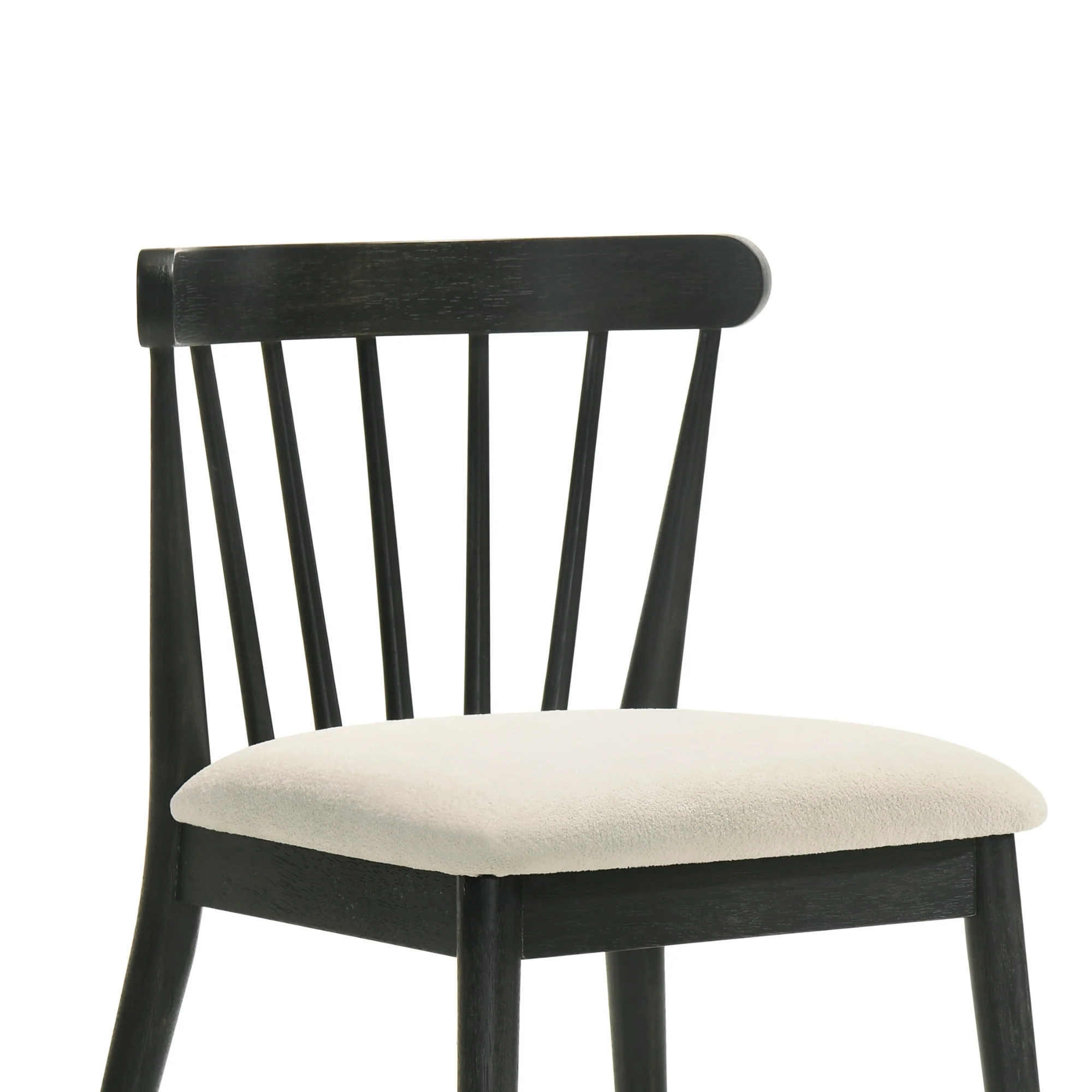 Modern Spindle Back Dining Chairs, Set of 2 - Image 7