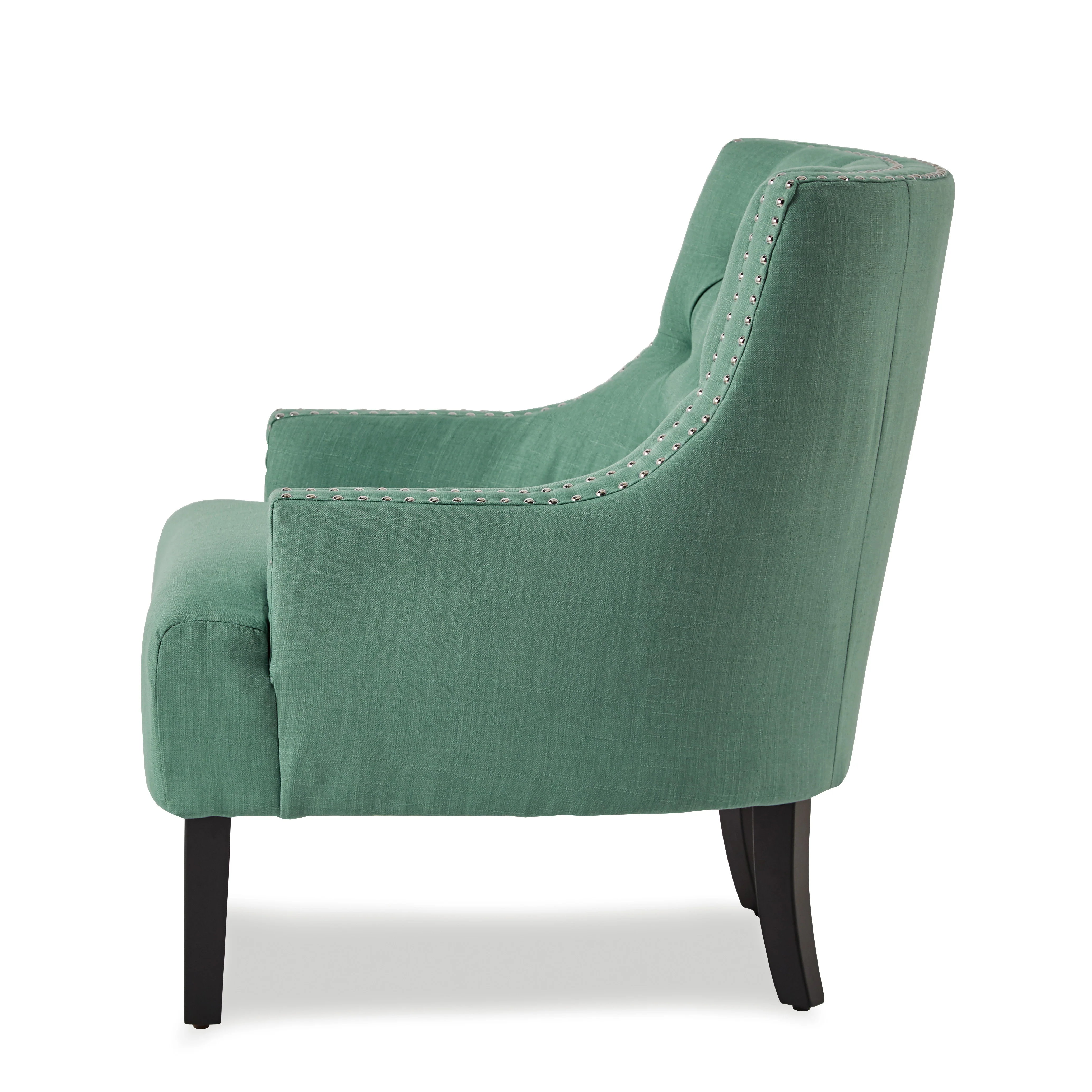 Button Tufted Sloped Arm Accent Chair - Image 26