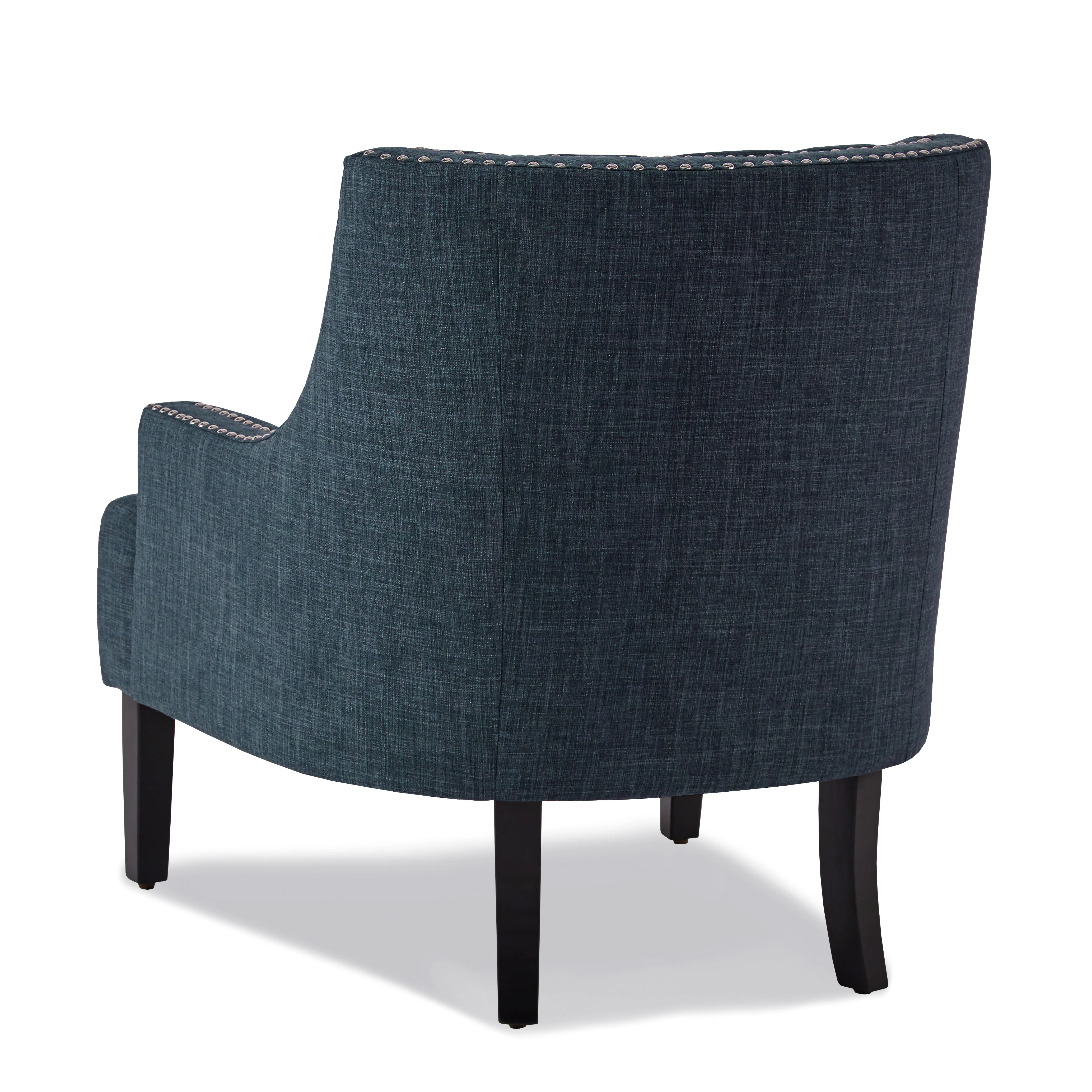 Button Tufted Sloped Arm Accent Chair - Image 9