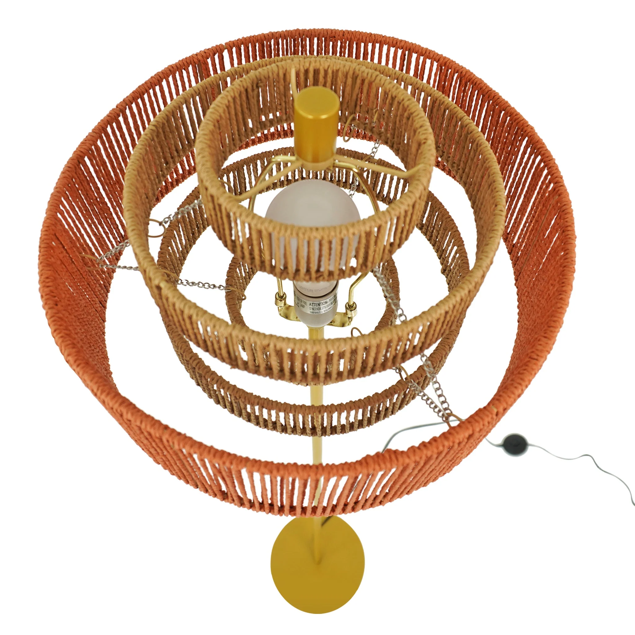 Modern Gold Tripod Floor Lamp - Image 8