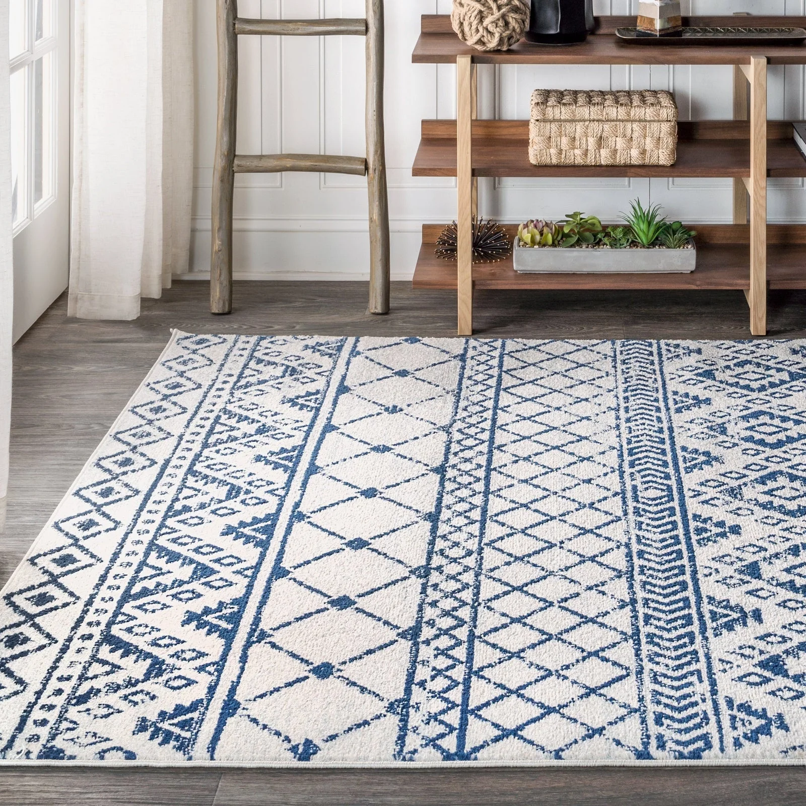 Moroccan HYPE Boho Vintage Tribal Area Rug - Image 3