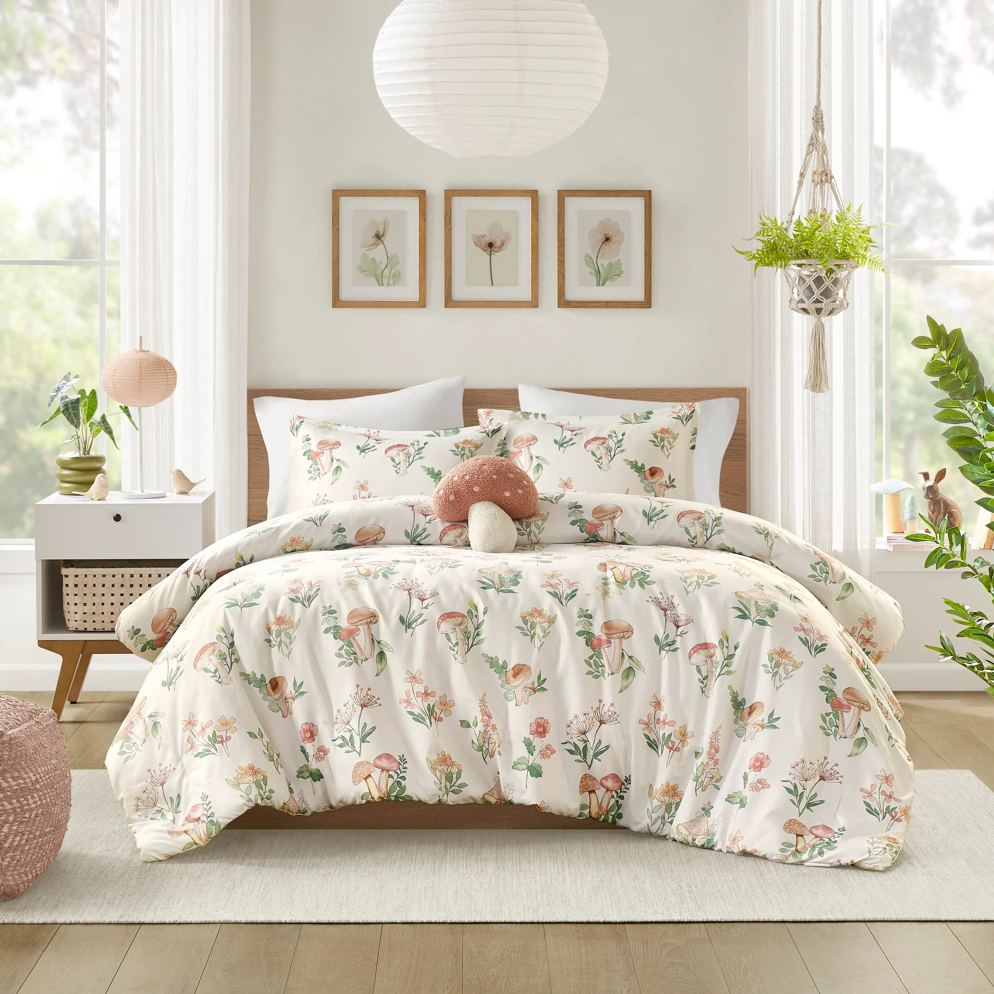 Mushroom Garden Twin/Twin XL Comforter Set - Image 13