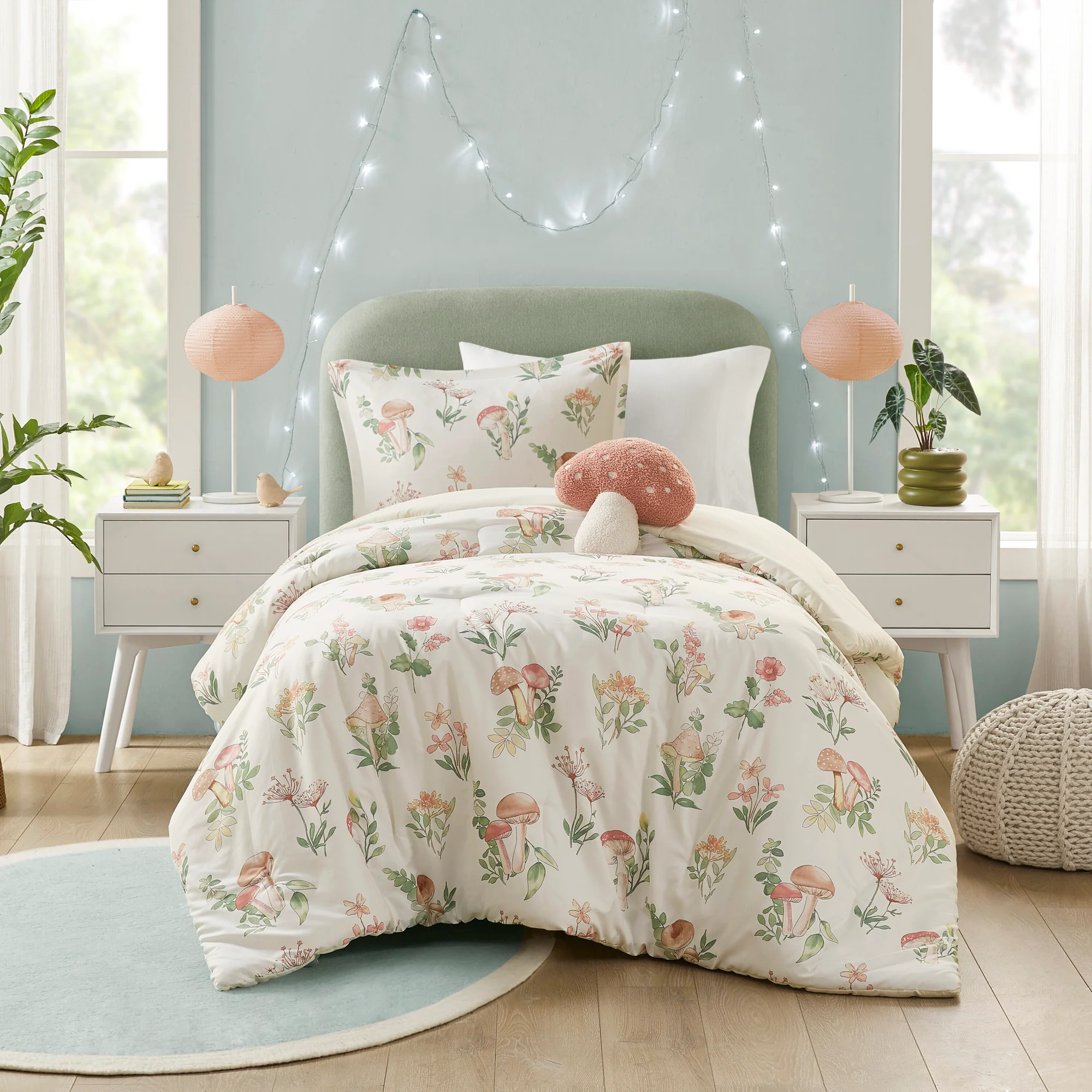 Mushroom Garden Twin/Twin XL Comforter Set - Image 8
