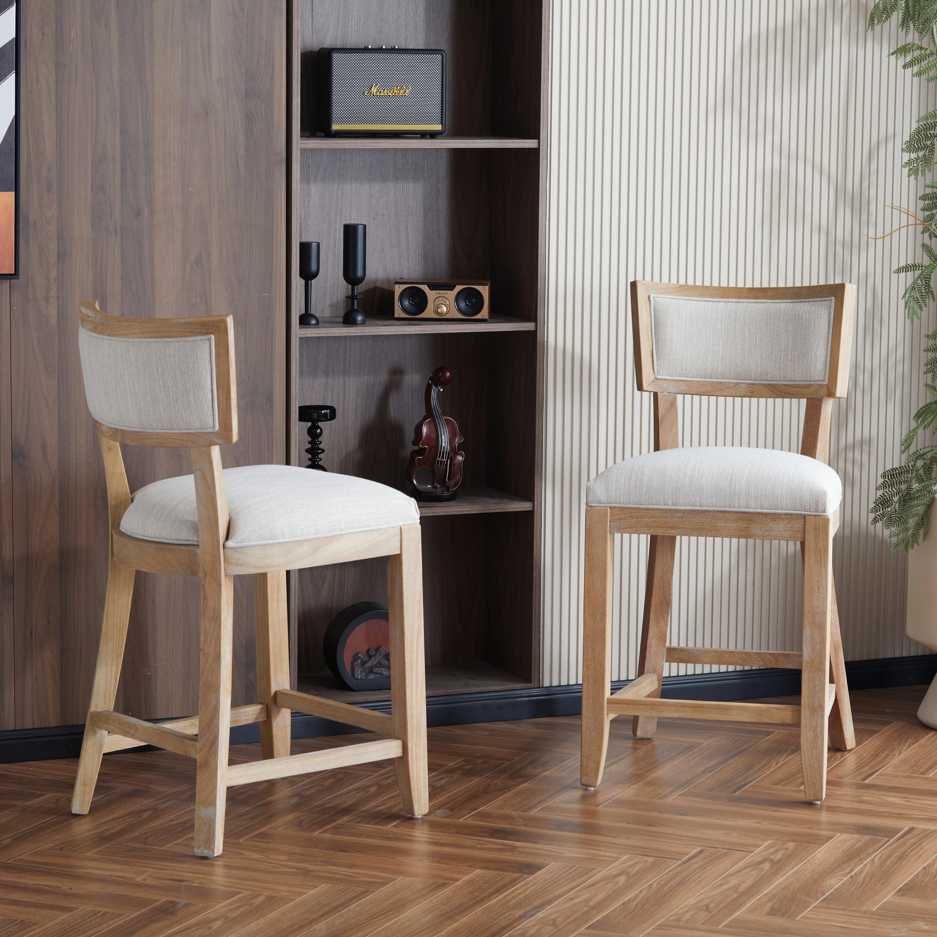 Natural Counter Stools, Set of 2 - Image 2