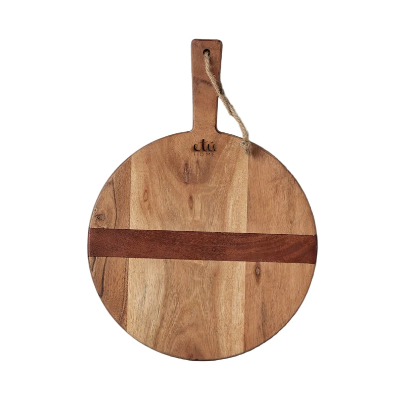 Natural Round Charcuterie Board, Extra Small