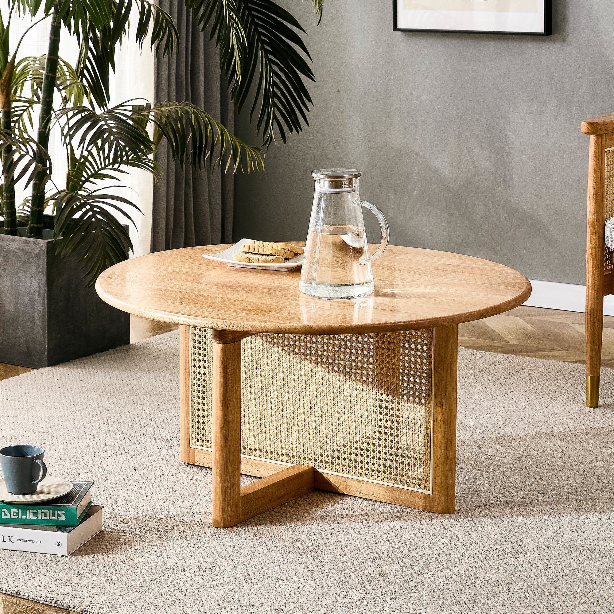 Naturally Elegant Wooden Coffee Table - Image 3