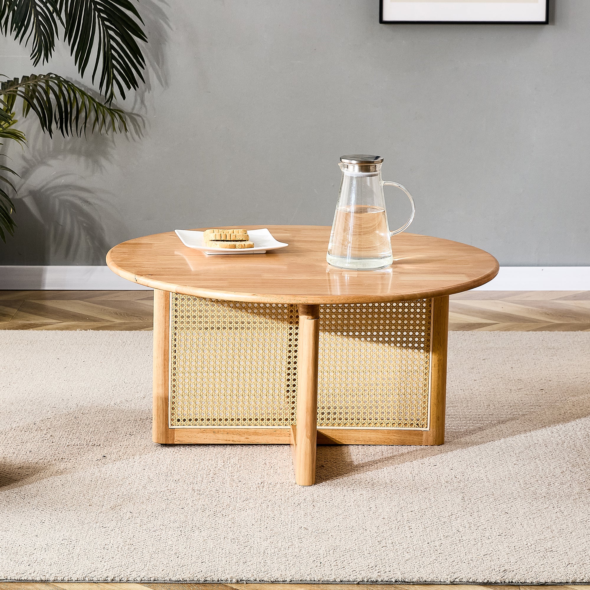 Naturally Elegant Wooden Coffee Table - Image 4
