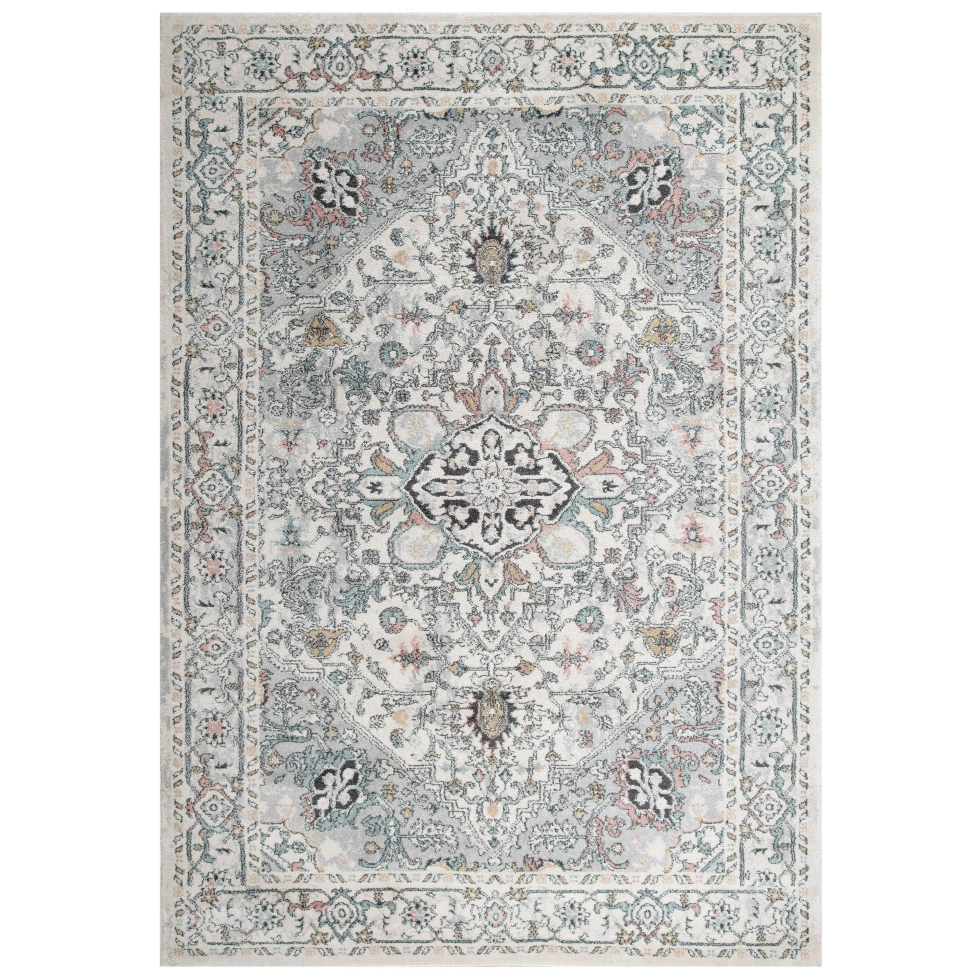 Odyssey Power Loomed Medallion Area Rug - Image 2