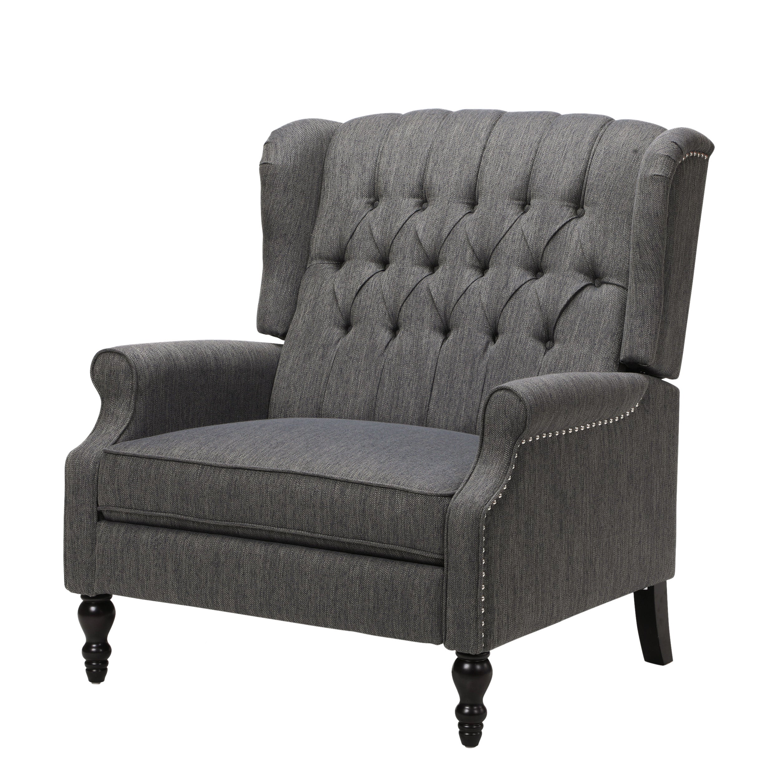 Oversized Wingback Tufted Recliner Accent Chair - Image 34