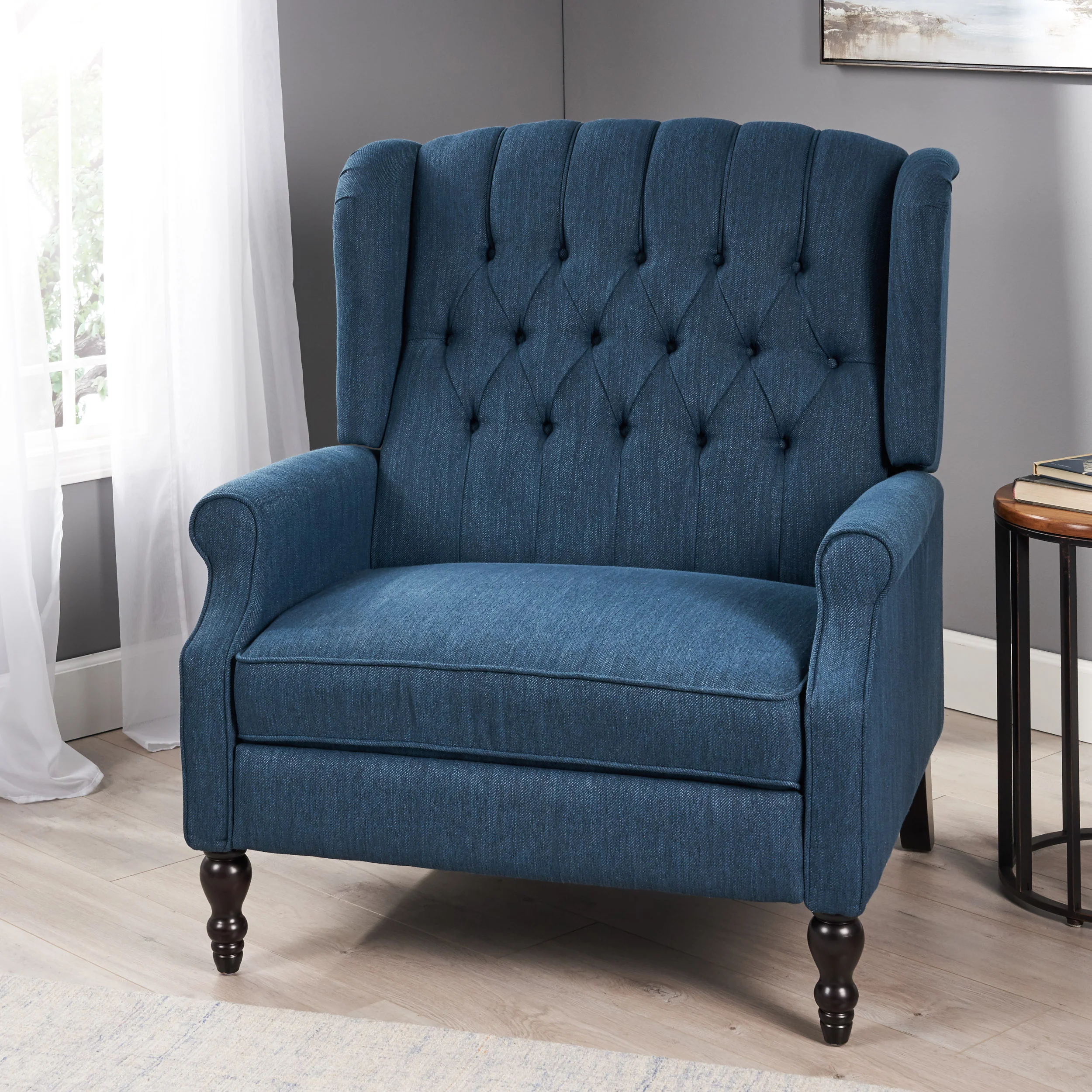 Oversized Wingback Tufted Recliner Accent Chair - Image 54