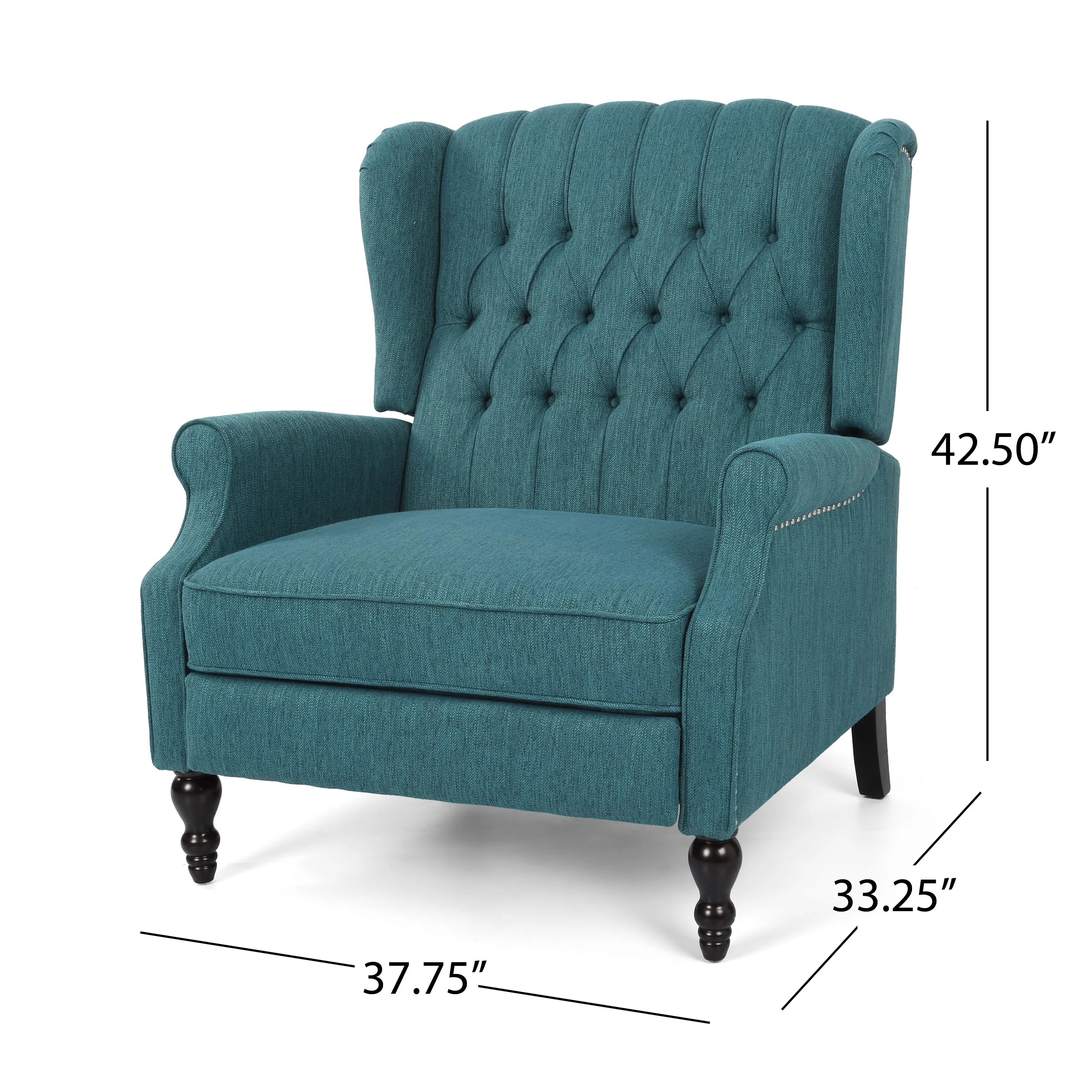 Oversized Wingback Tufted Recliner Accent Chair - Image 70