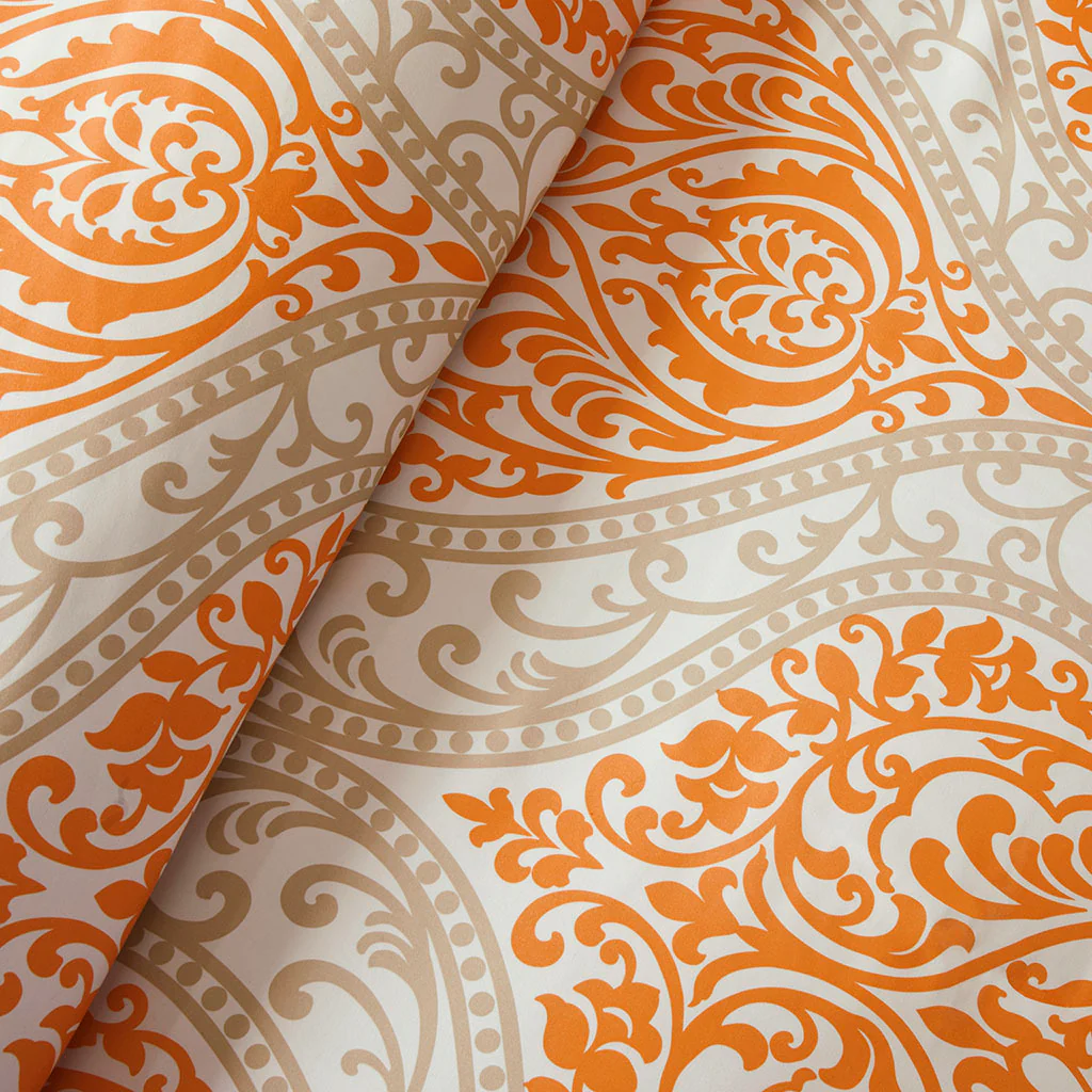 Orange Medallion Twin/Twin XL Comforter Set - Image 10