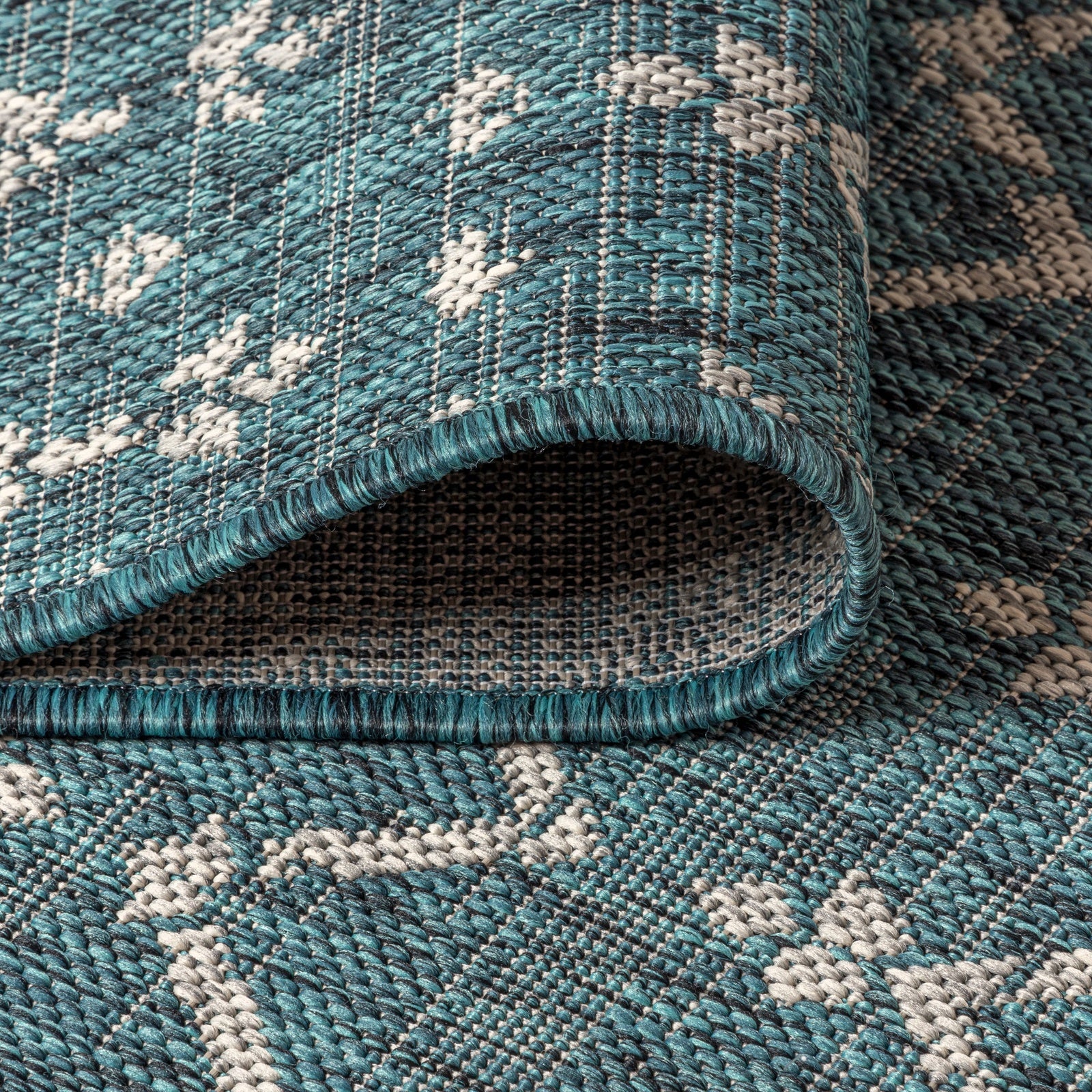 Ourika Moroccan Geometric Textured Weave Indoor/Outdoor Area Rug - Image 39