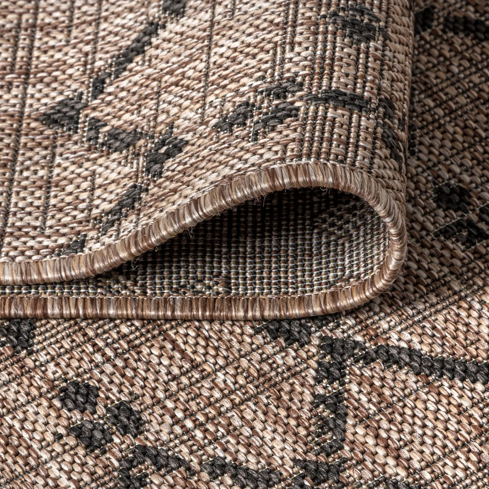 Ourika Moroccan Geometric Textured Weave Indoor/Outdoor Area Rug - Image 46