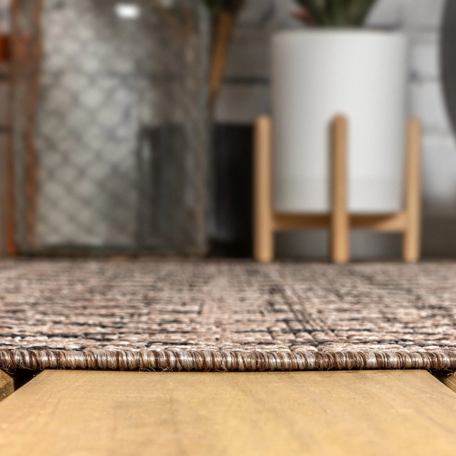 Ourika Moroccan Geometric Textured Weave Indoor/Outdoor Area Rug - Image 47