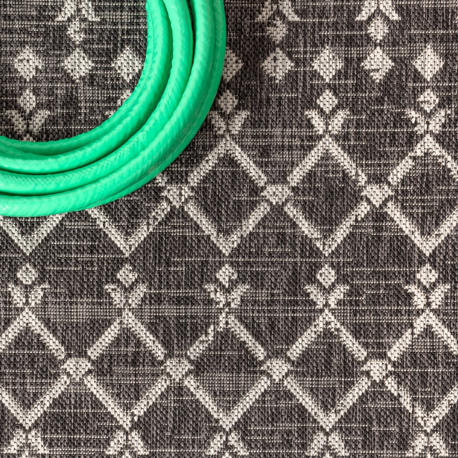 Ourika Moroccan Geometric Textured Weave Indoor/Outdoor Area Rug - Image 57