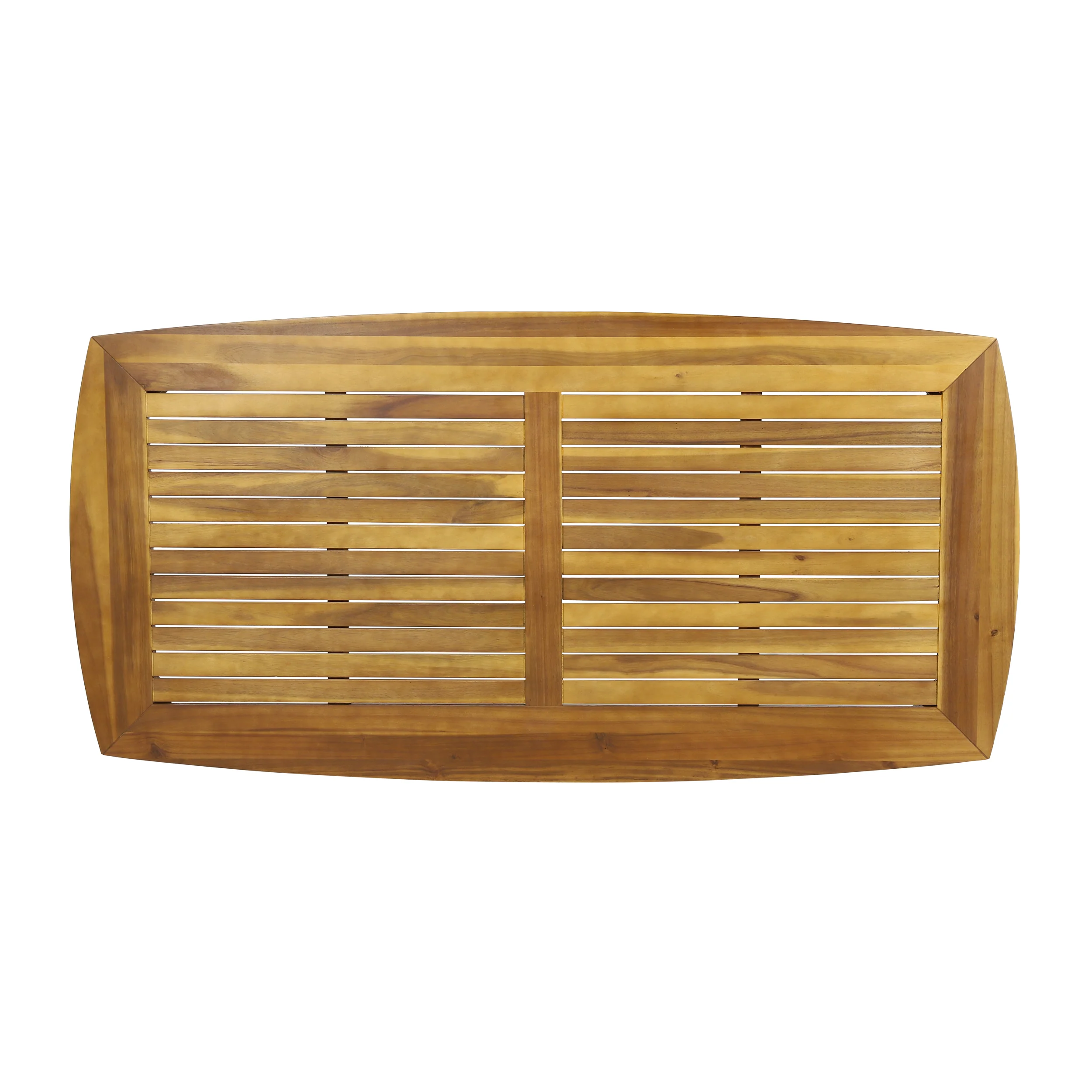Outdoor Dining Table with Acacia Wood Frame, Teak - Image 10