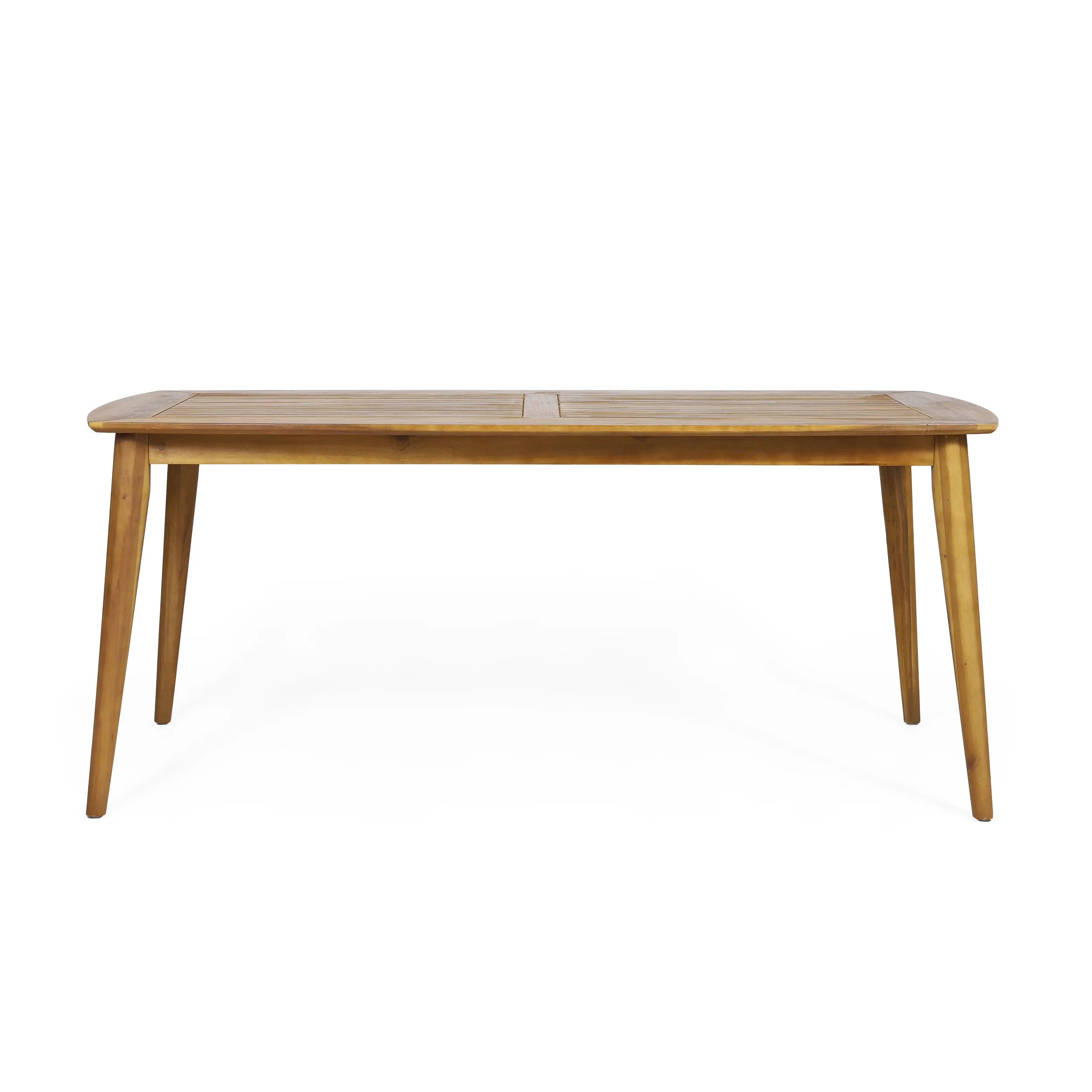 Outdoor Dining Table with Acacia Wood Frame, Teak - Image 3