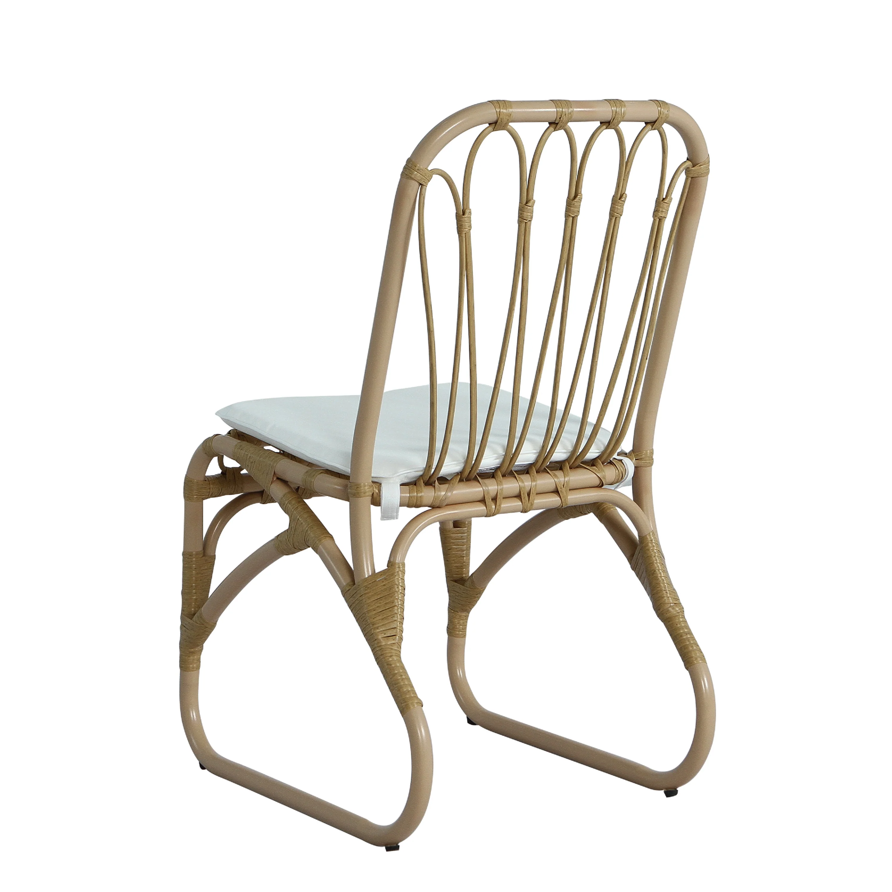 Outdoor Faux Rattan Dining Chairs, Set of 2 - Image 11