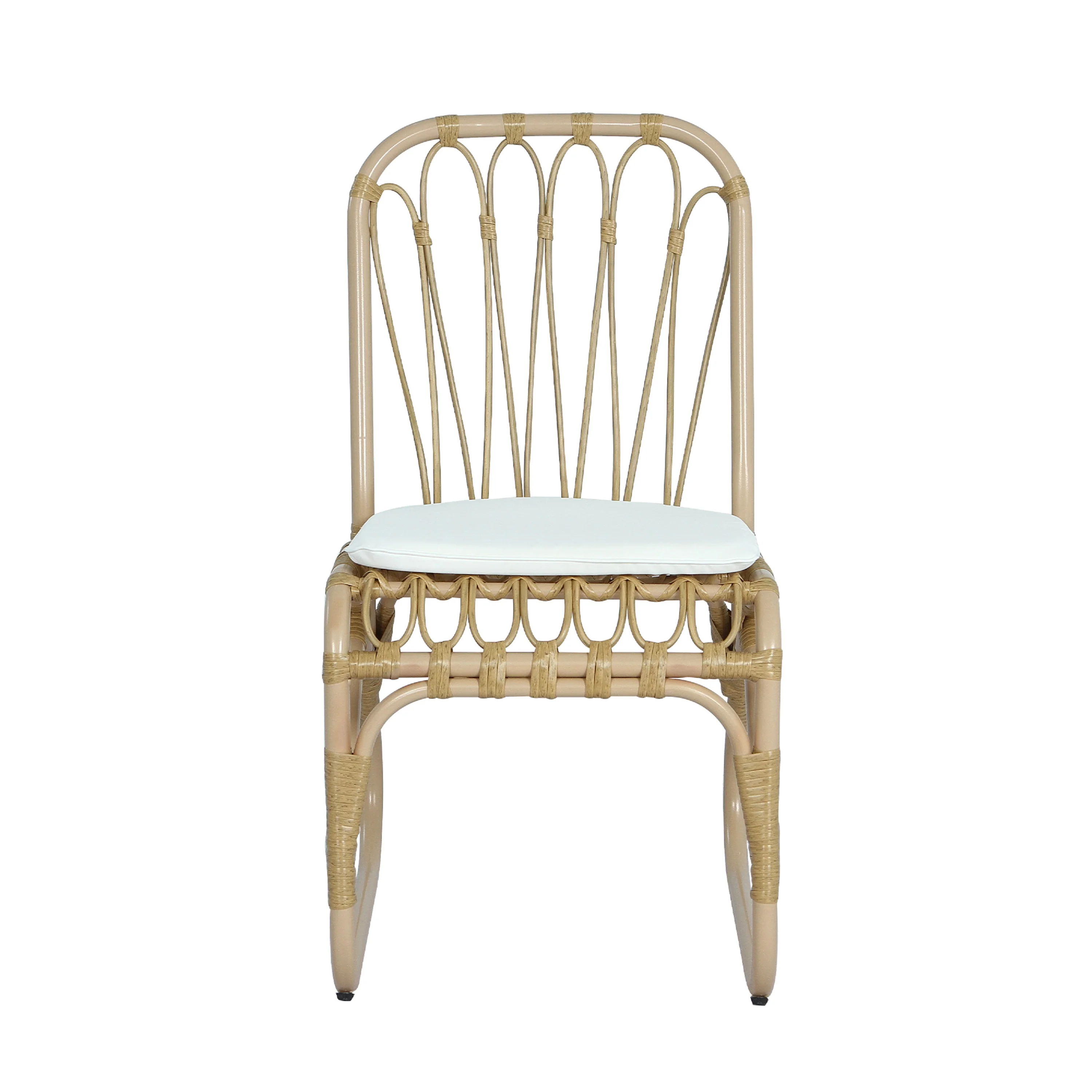 Outdoor Faux Rattan Dining Chairs, Set of 2 - Image 6