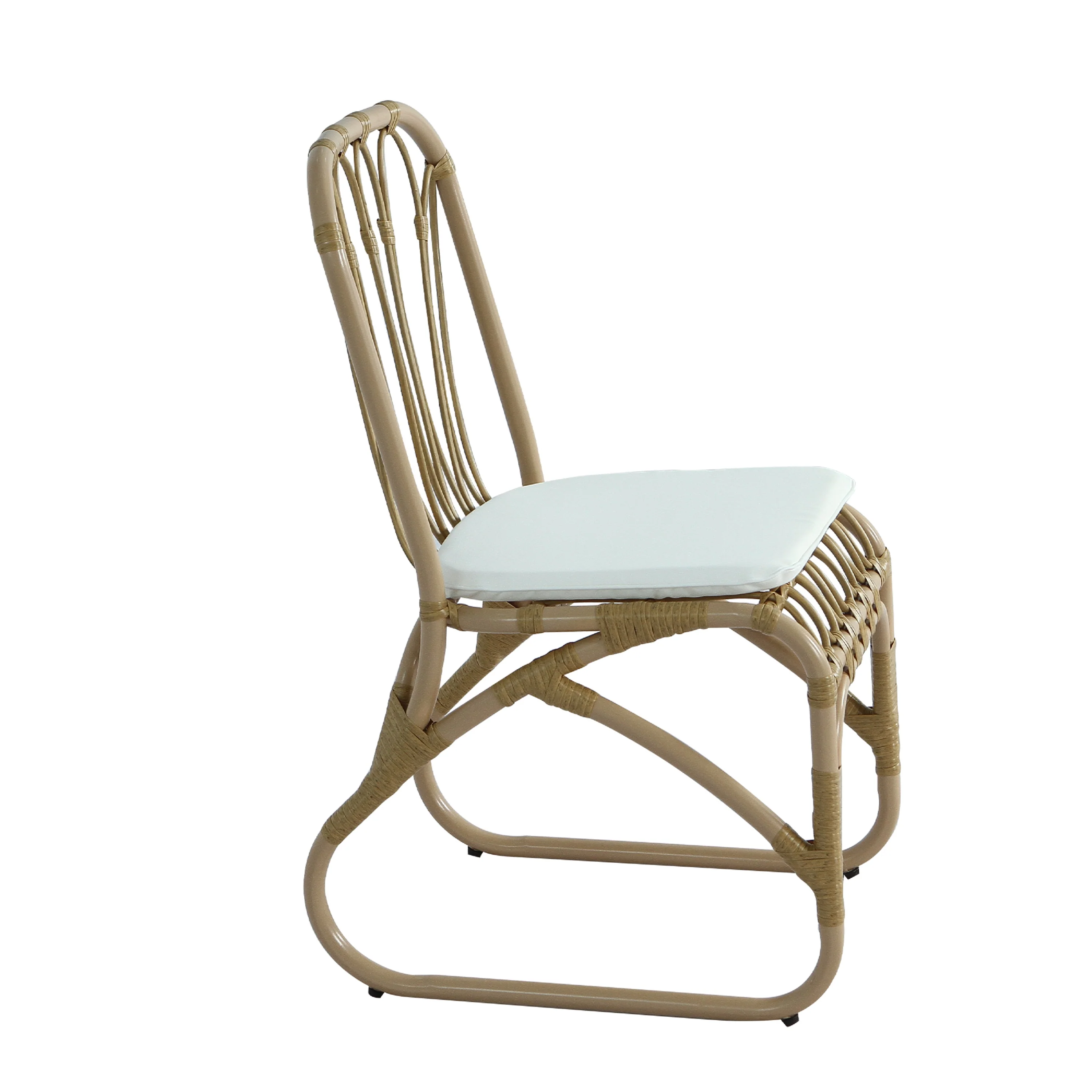 Outdoor Faux Rattan Dining Chairs, Set of 2 - Image 8