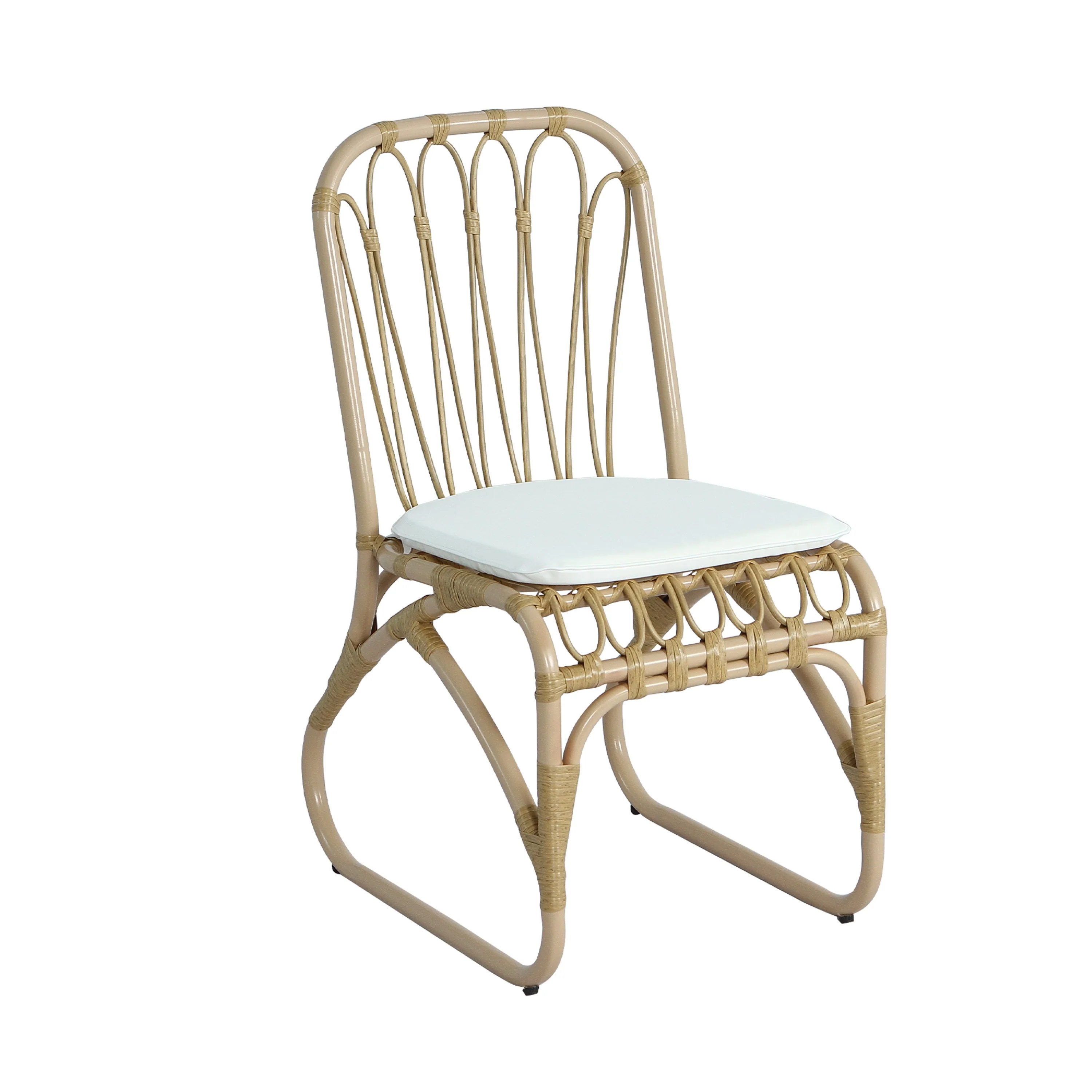 Outdoor Faux Rattan Dining Chairs, Set of 2 - Image 9