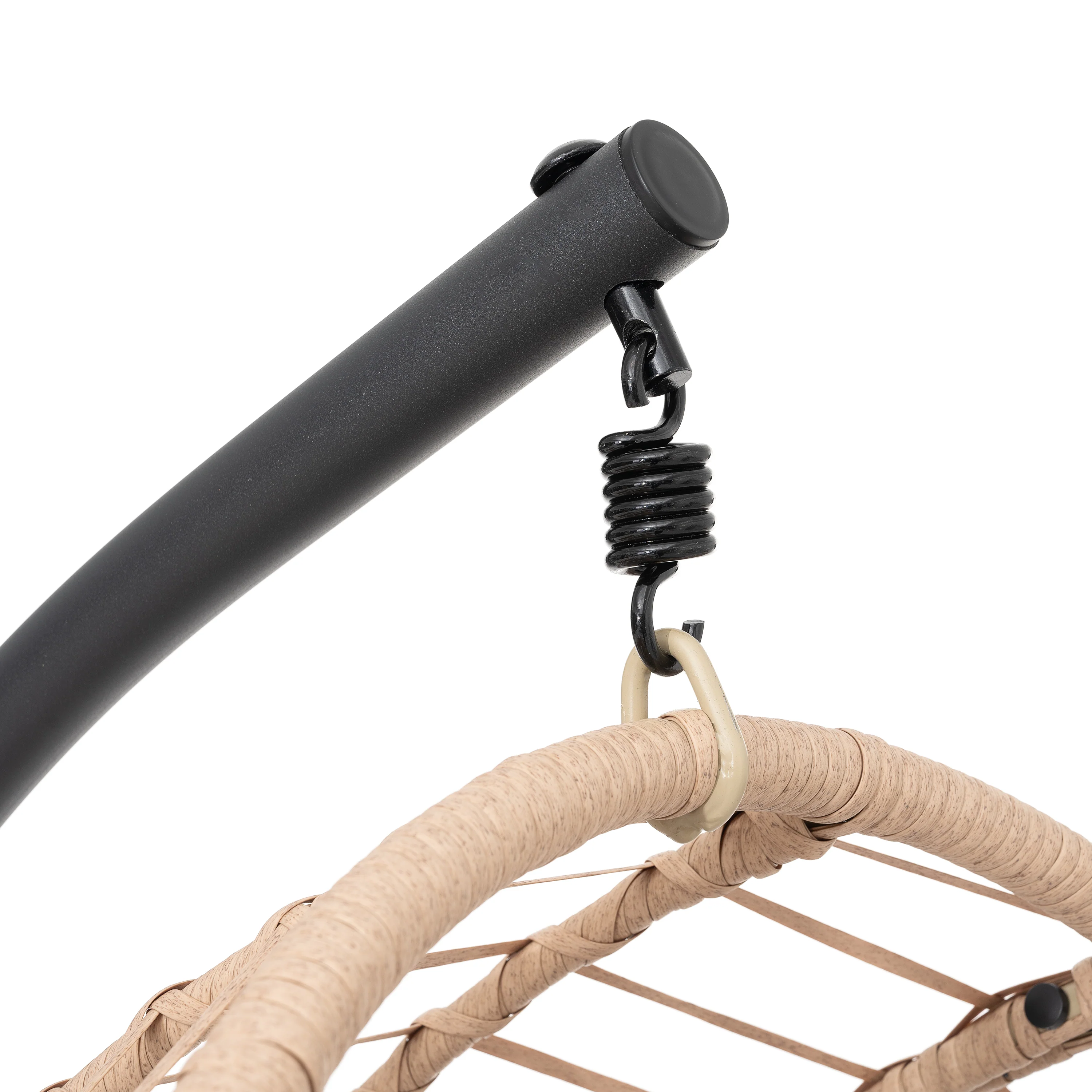 Outdoor Swingasan™ Hanging Chair with Beige Cushion - Image 5