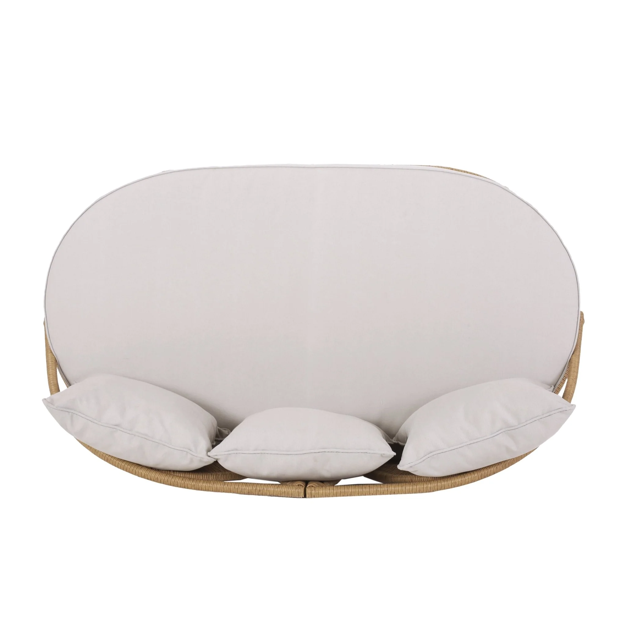 Outdoor Wicker Daybed With Pillows - Image 9