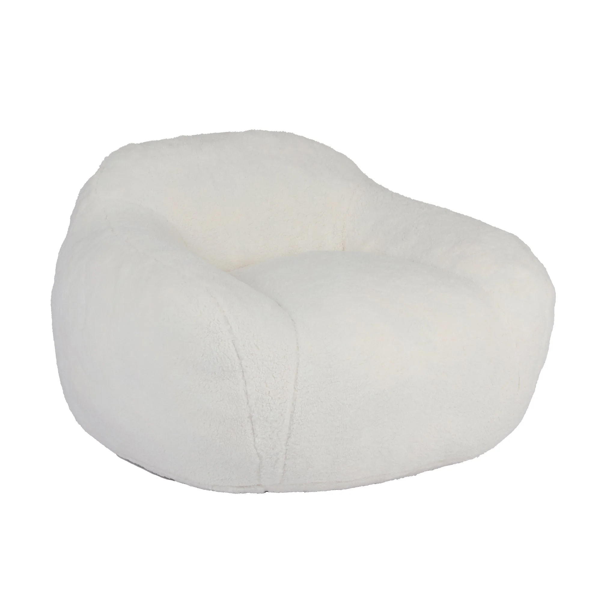 Oversized Teddy Memory Foam Bean Bag Chair - Image 25