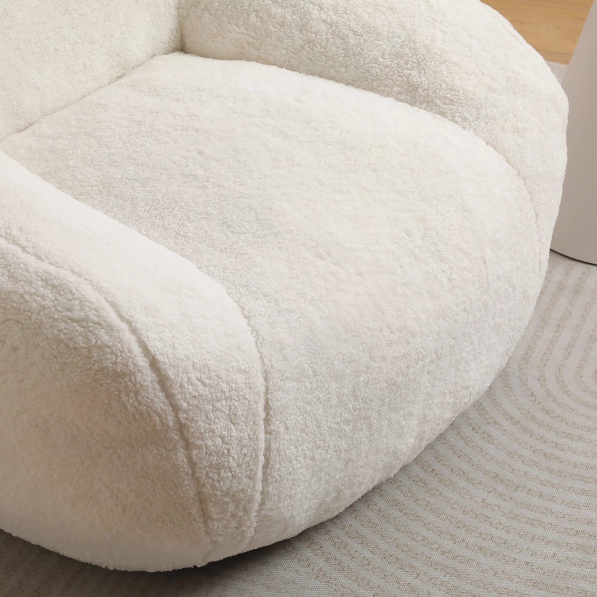 Oversized Teddy Memory Foam Bean Bag Chair - Image 32