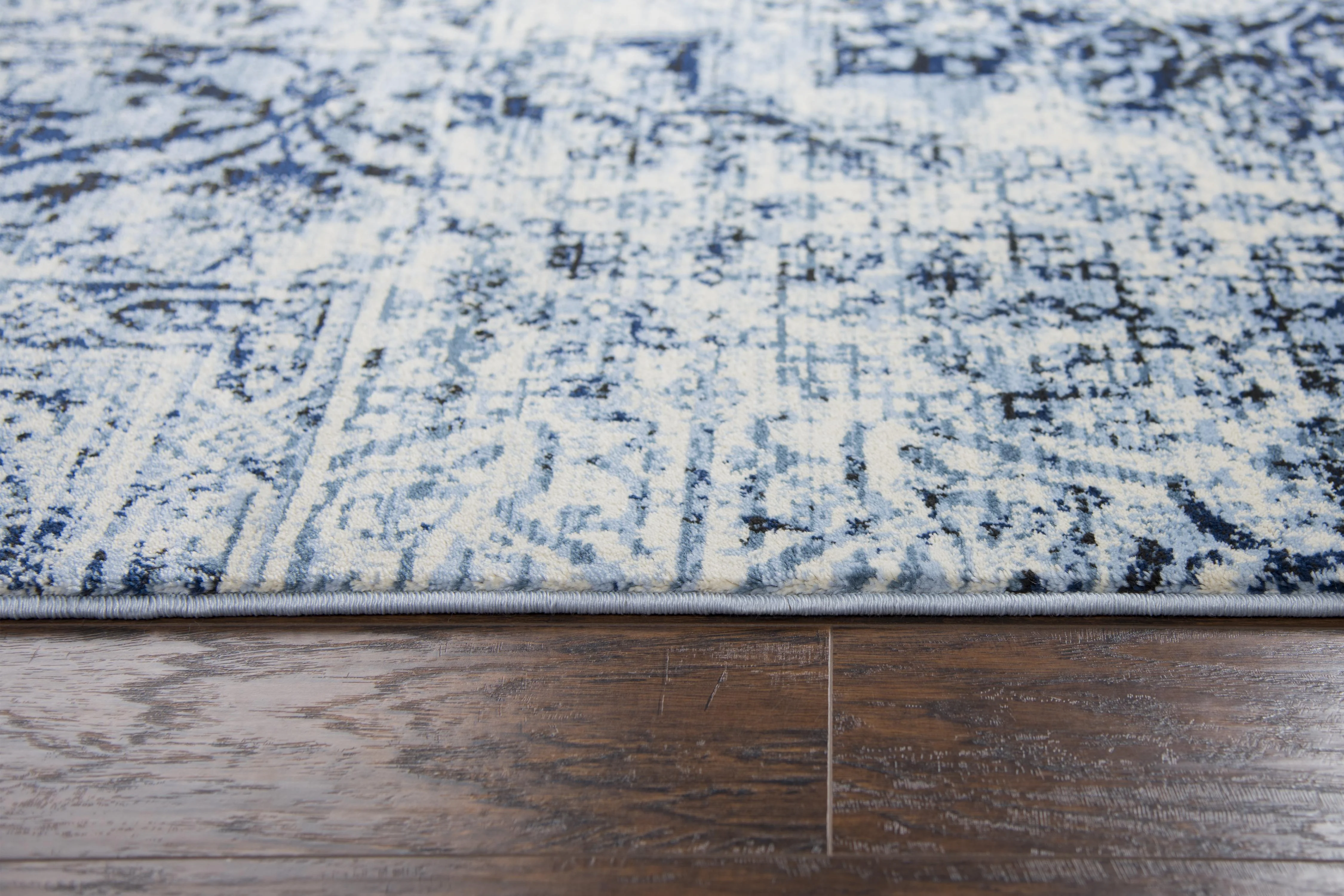 Panache Power Loomed Distress Patchwork Area Rug - Image 6