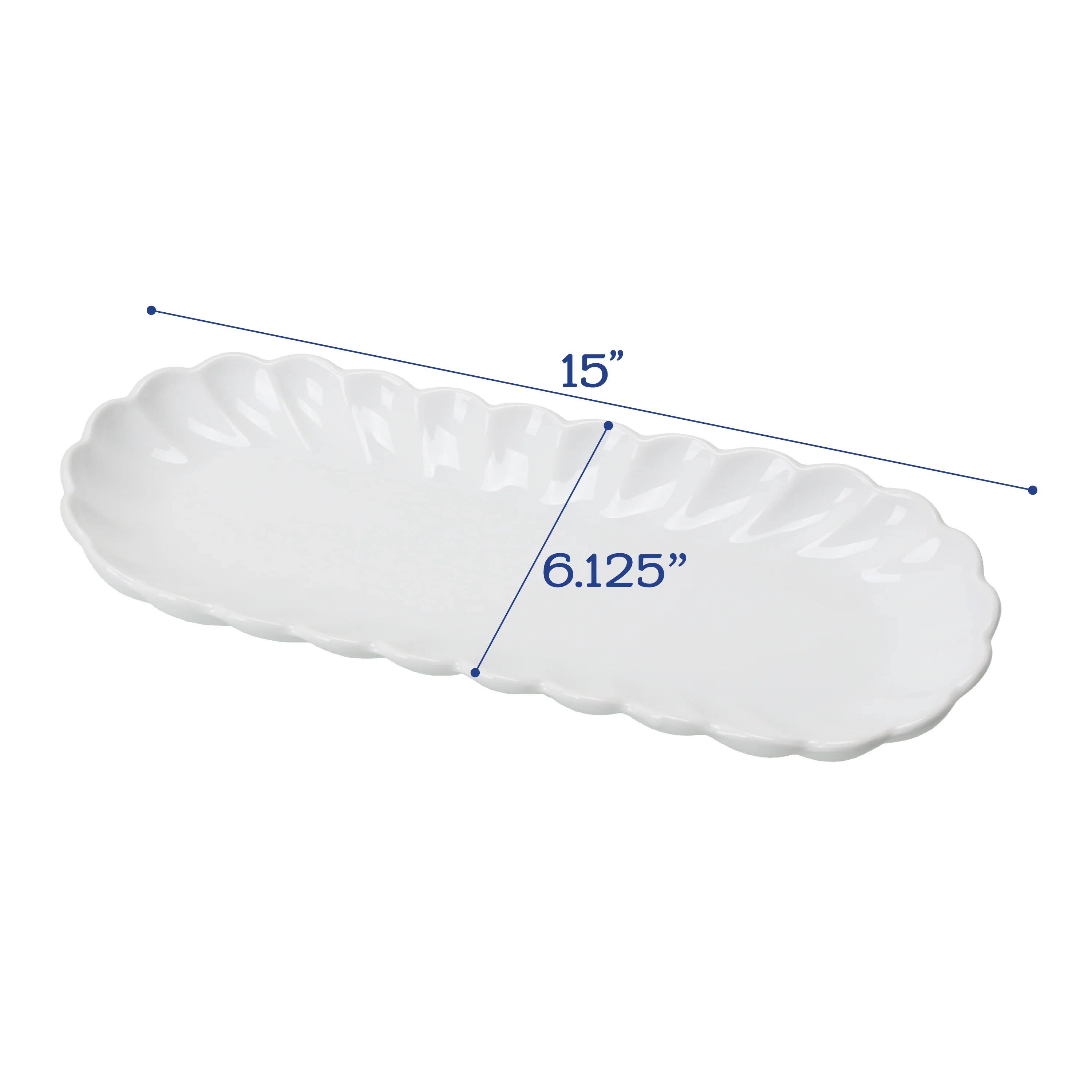 Petal Set of 2 Oblong Platter - Image 3