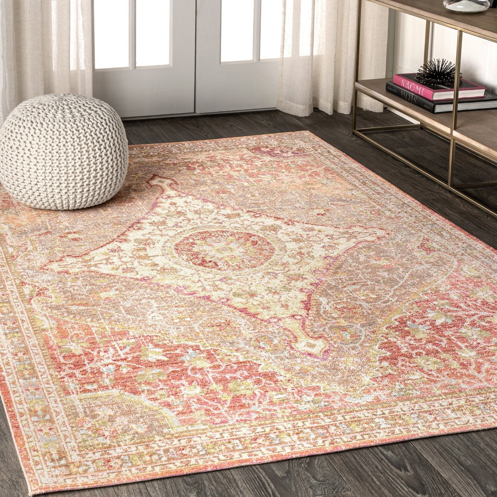 Petras Modern Ornate Medallion Area Rug - Image 10
