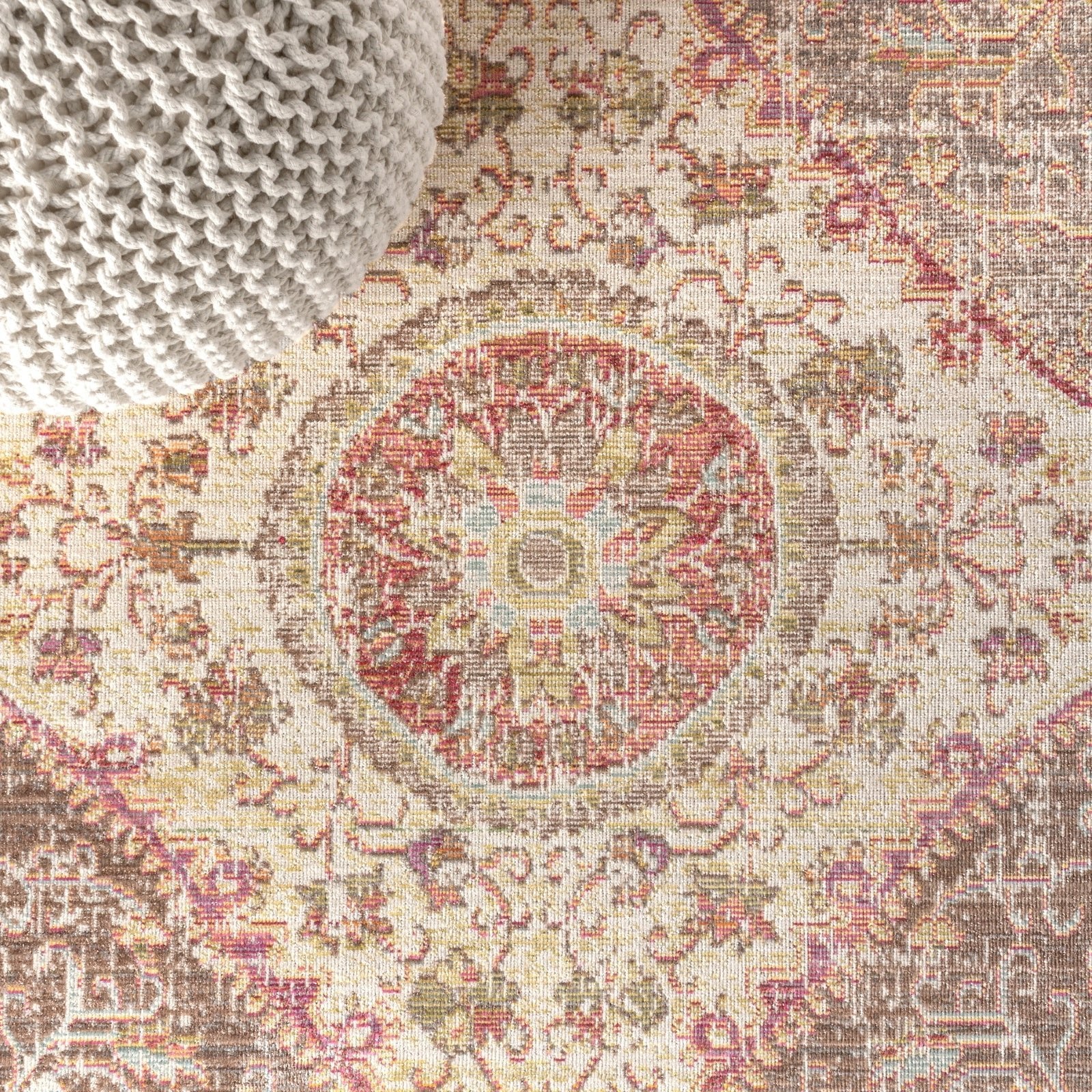 Petras Modern Ornate Medallion Area Rug - Image 12