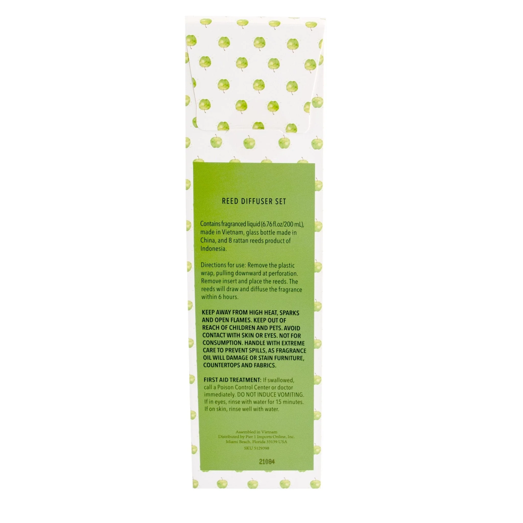 Pier 1 Apple Mint 6.76 oz Reed Diffuser - Image 6