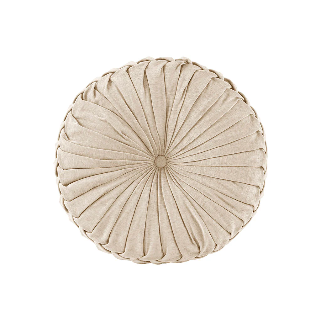 Chenille Round Floor Cushion - Image 11