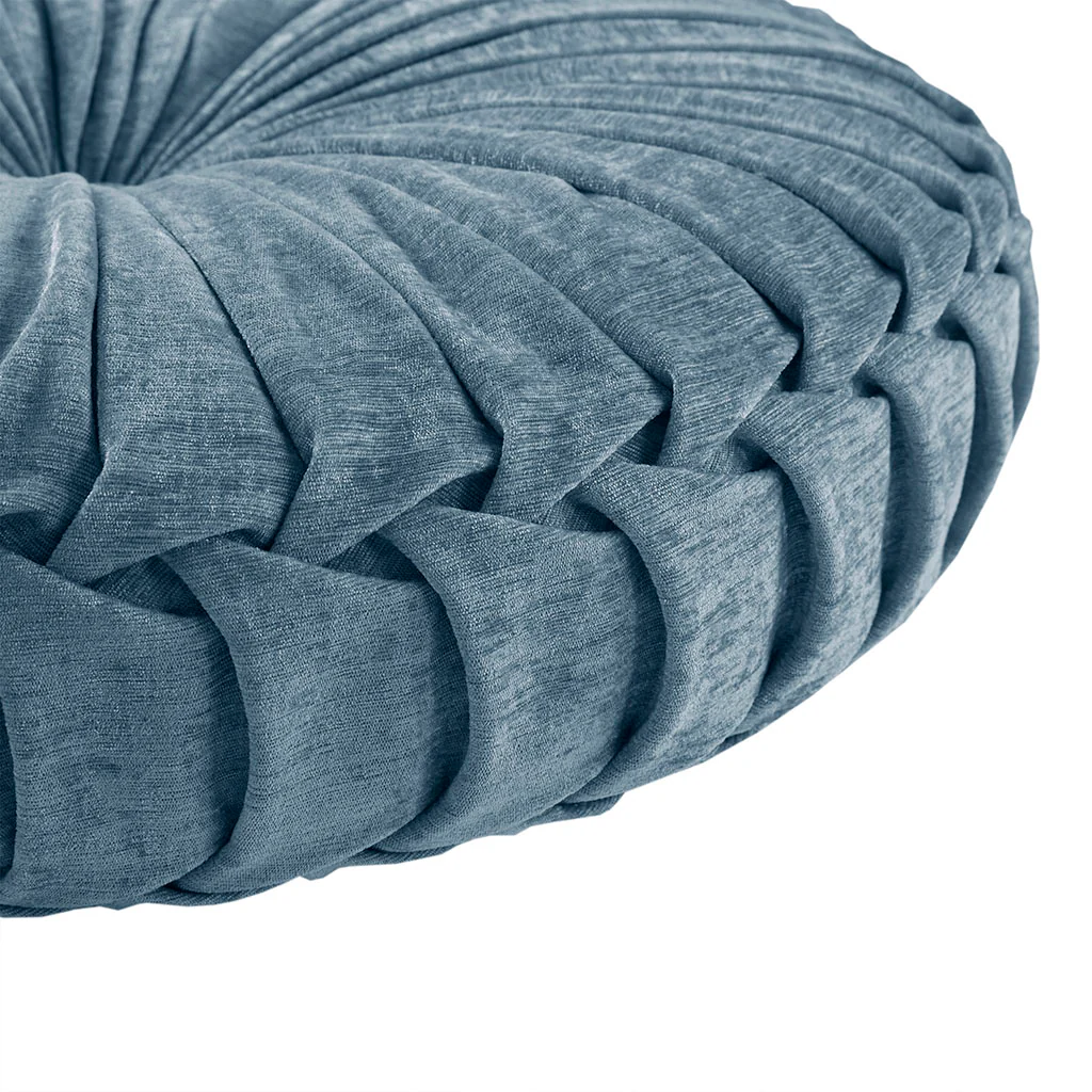Chenille Round Floor Cushion - Image 18