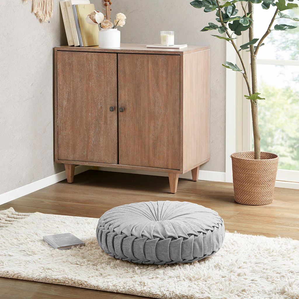 Chenille Round Floor Cushion - Image 20