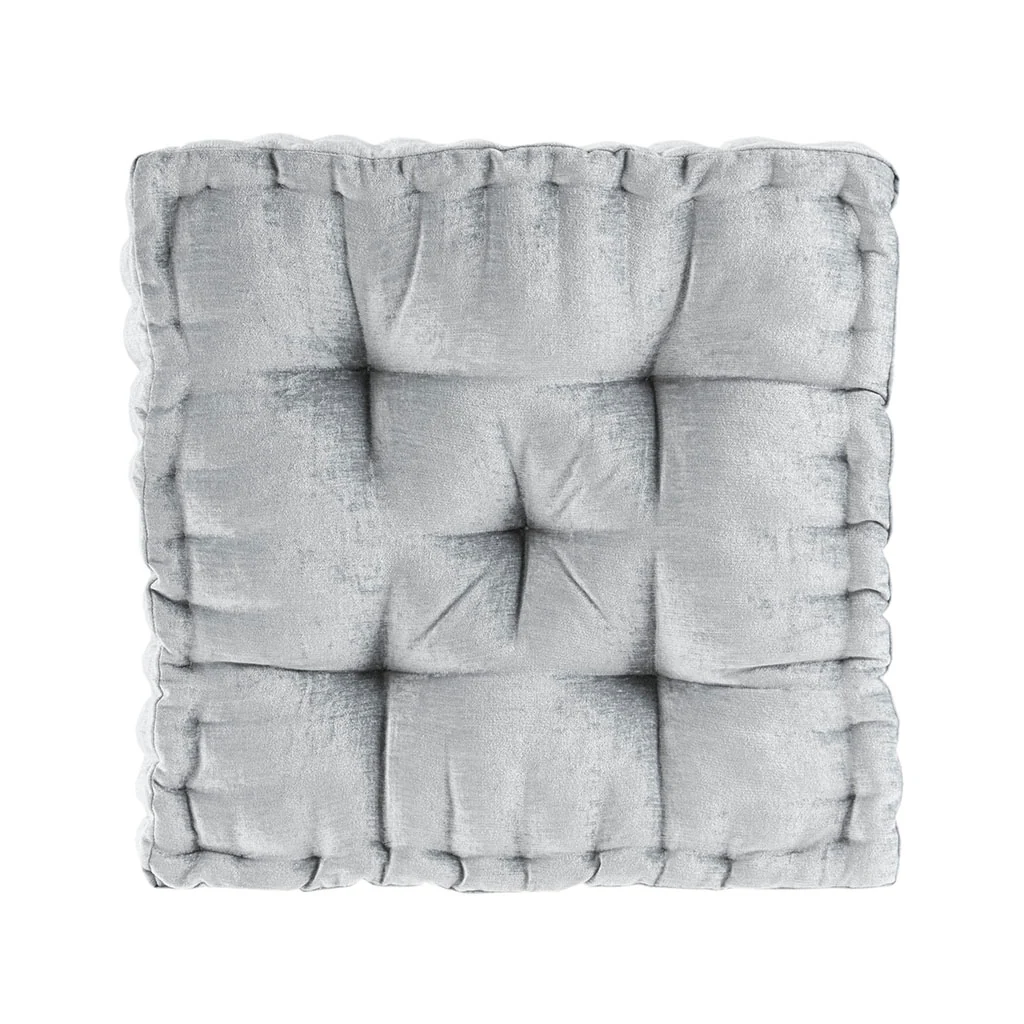Chenille Tufted Square Floor Cushion - Image 10
