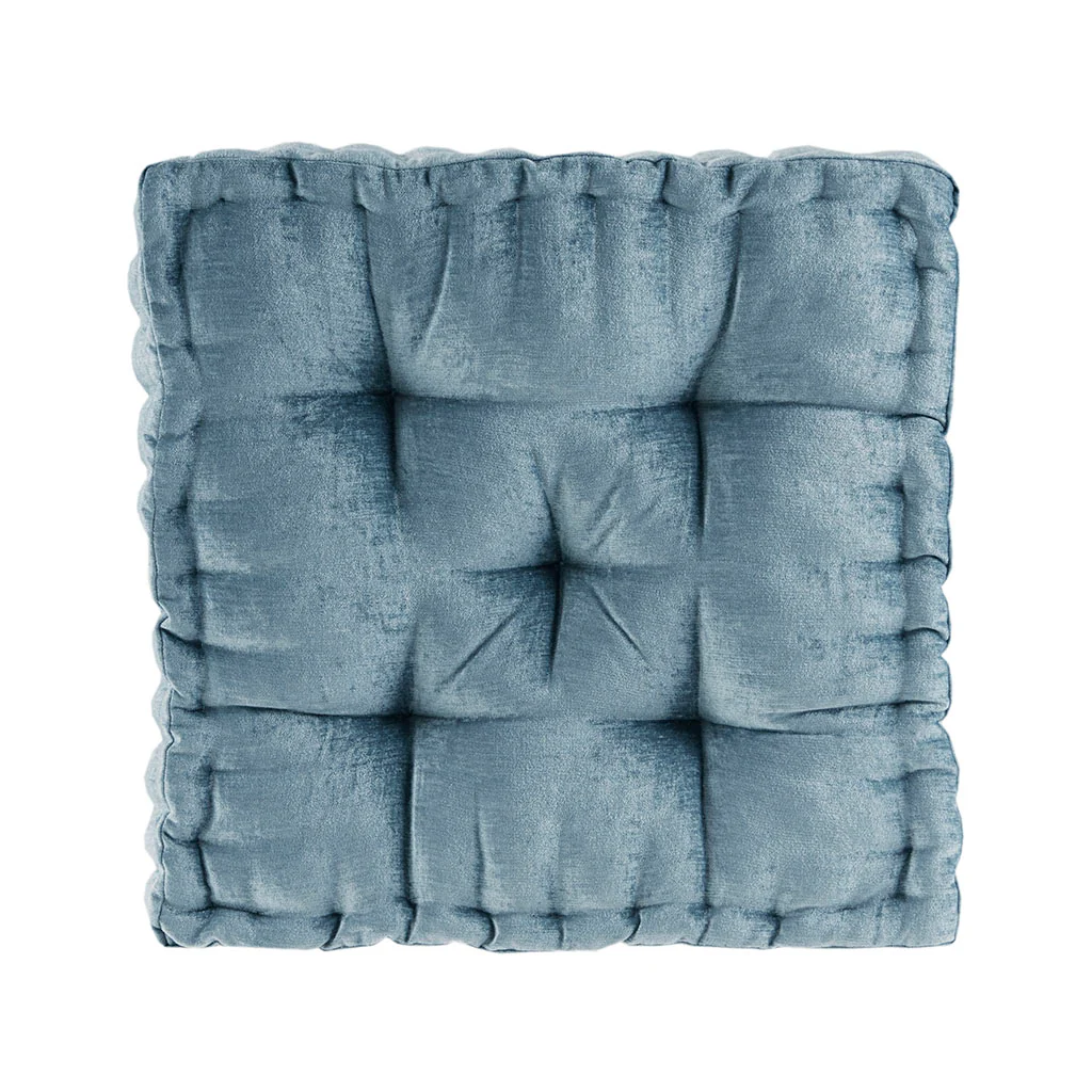 Chenille Tufted Square Floor Cushion - Image 14