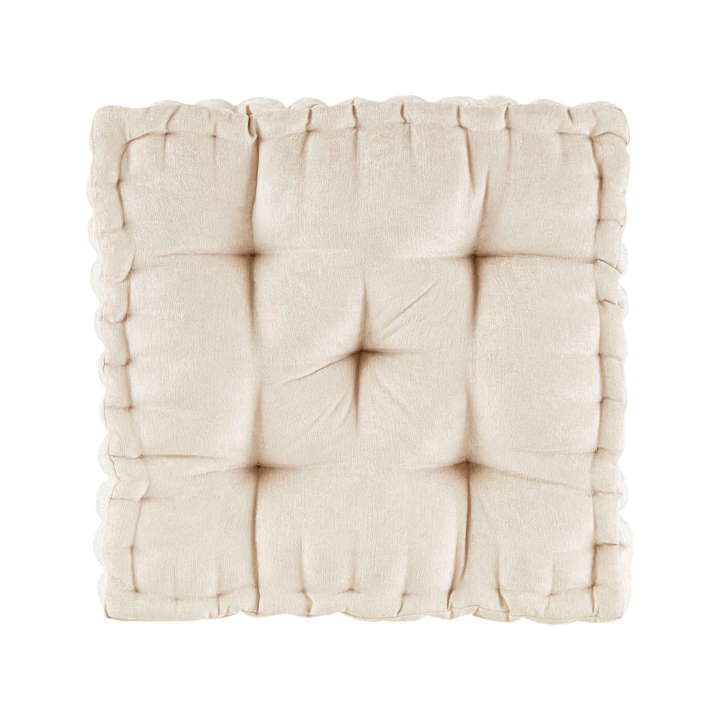 Chenille Tufted Square Floor Cushion - Image 32