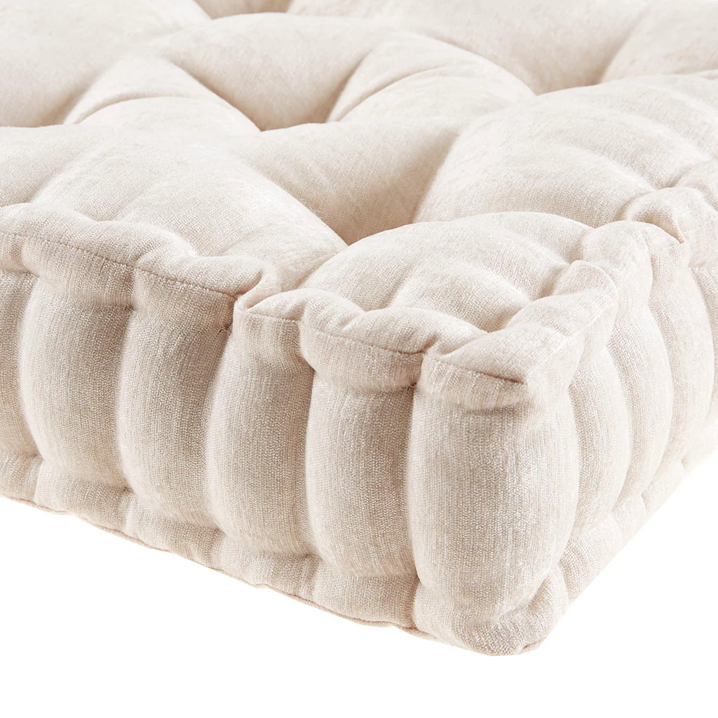 Chenille Tufted Square Floor Cushion - Image 36